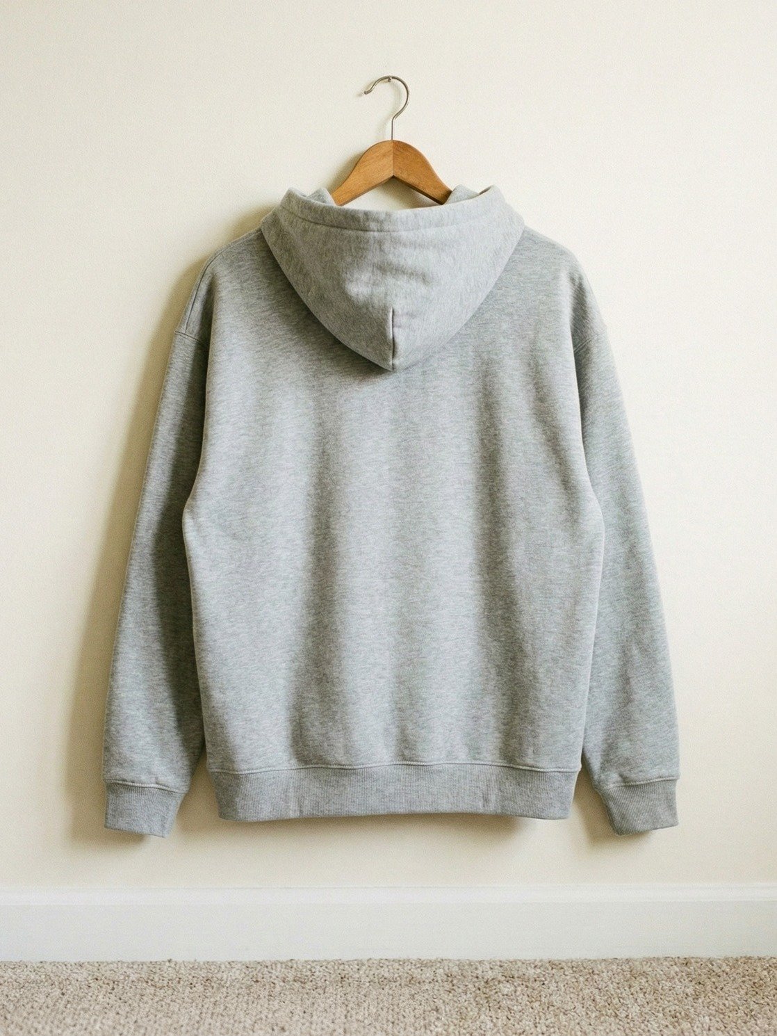 Unisex Relaxed Organic Hoodie, Signature Black Calligraphy product image (3)