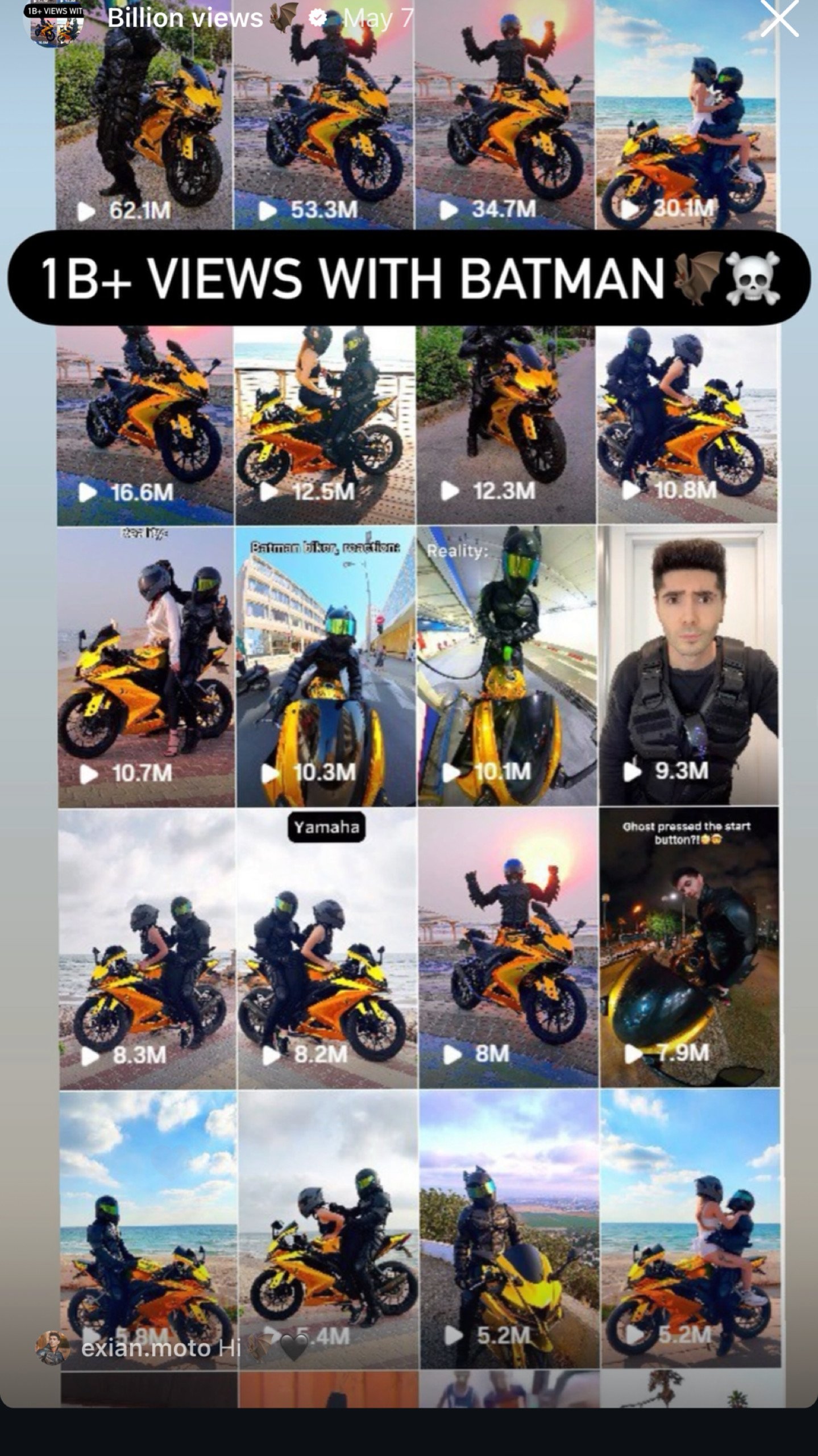 Personal video hello, B-day greeting from Batman Biker! product image (7)