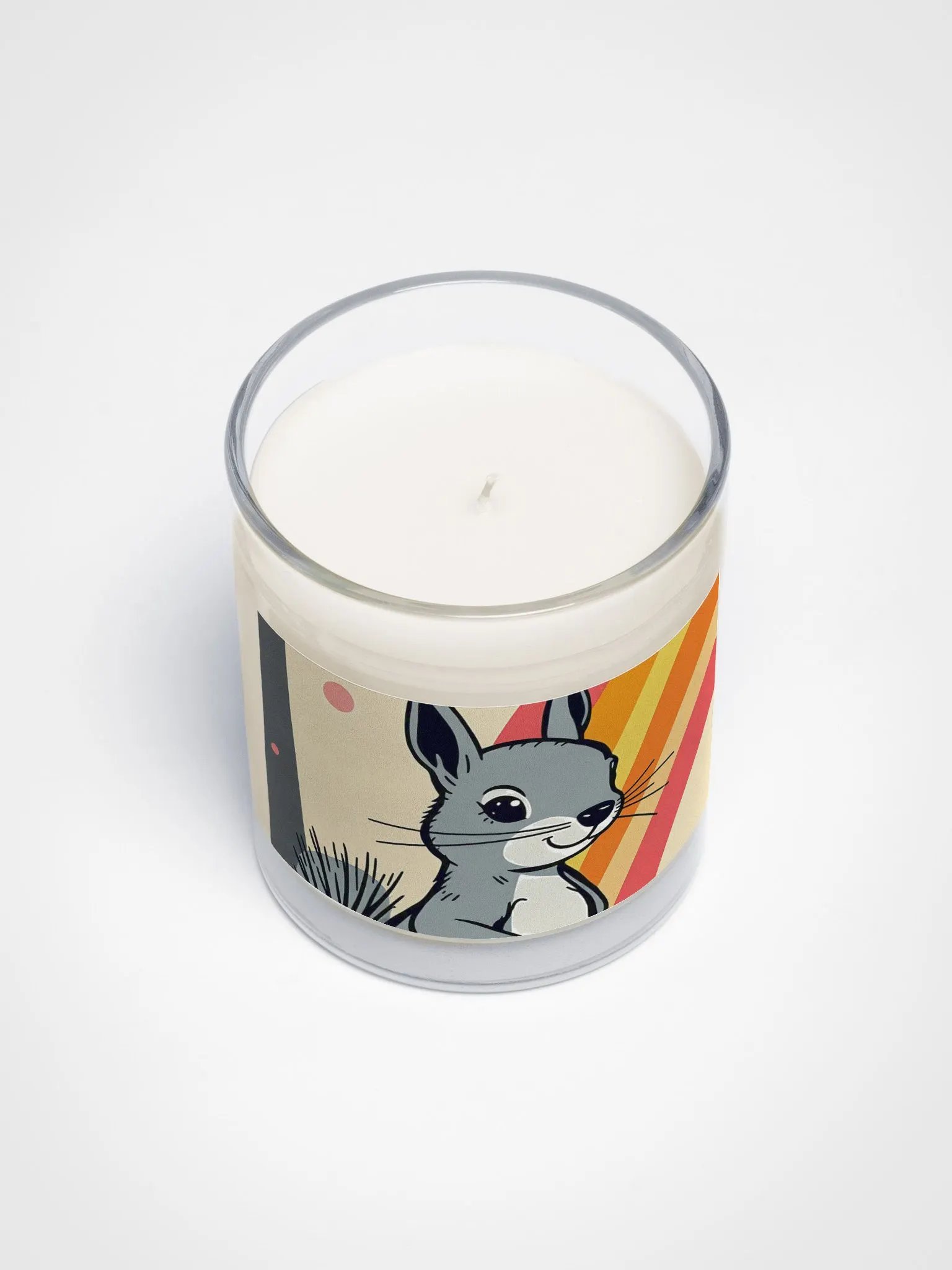Rainbow Squirrel Soy Wax Candle product image (3)