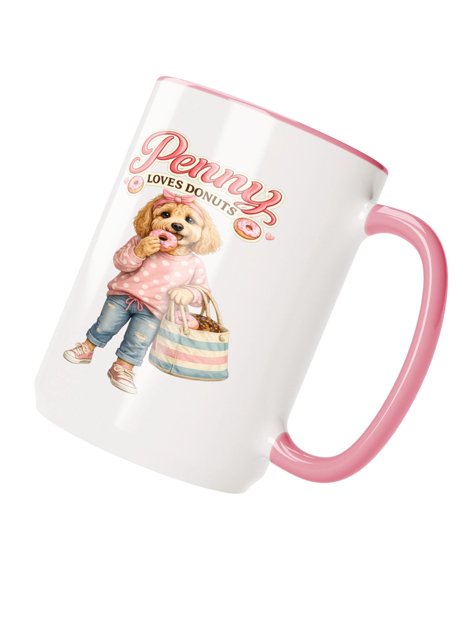 Penny Loves Donuts Paw Print Mug product image (3)