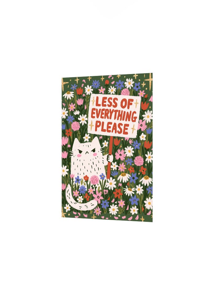 Less of Everything Please Cat Poster product image (13)