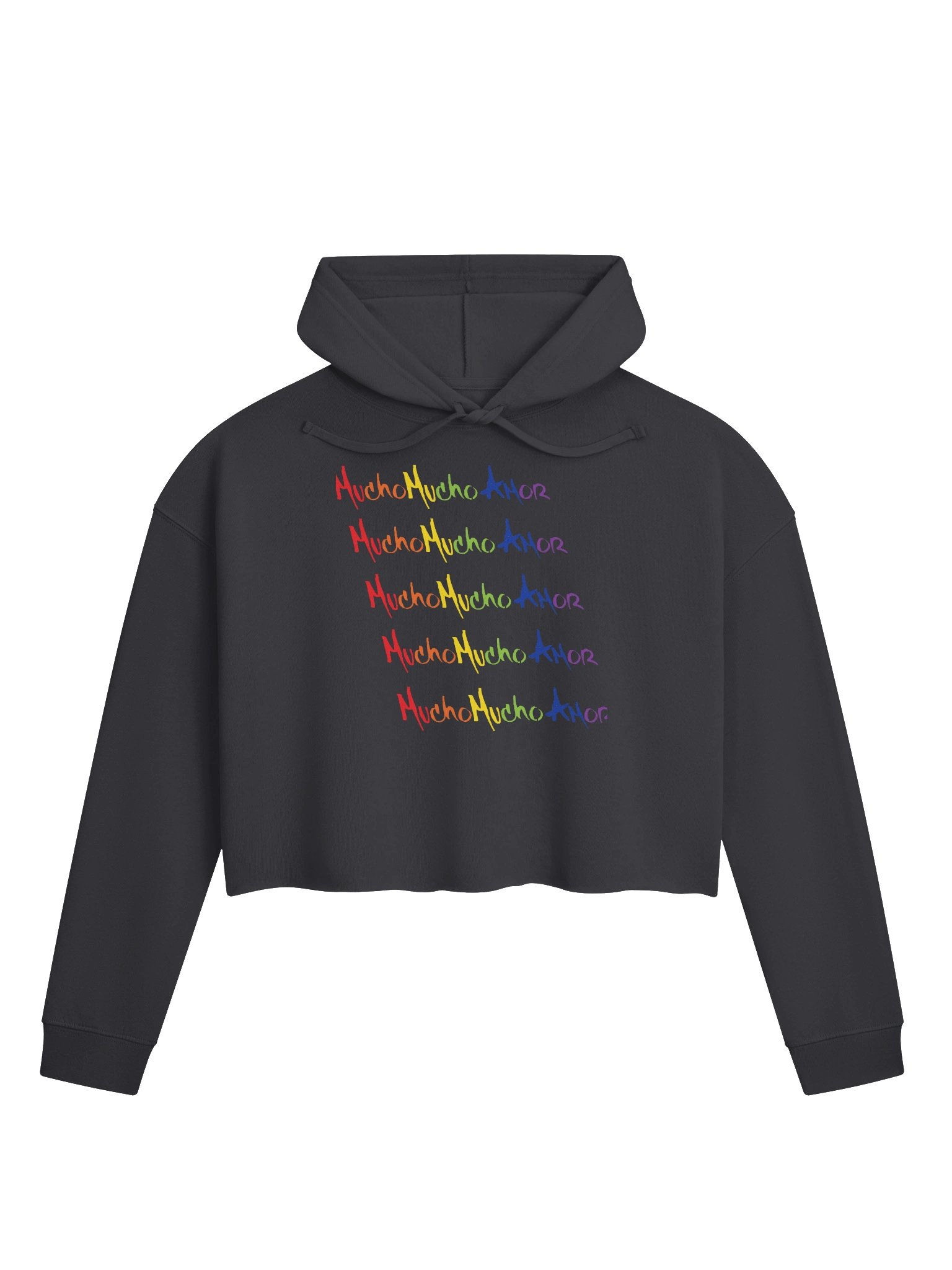 MuchoMucho Amor Repeat Hoodie BLK product image (1)