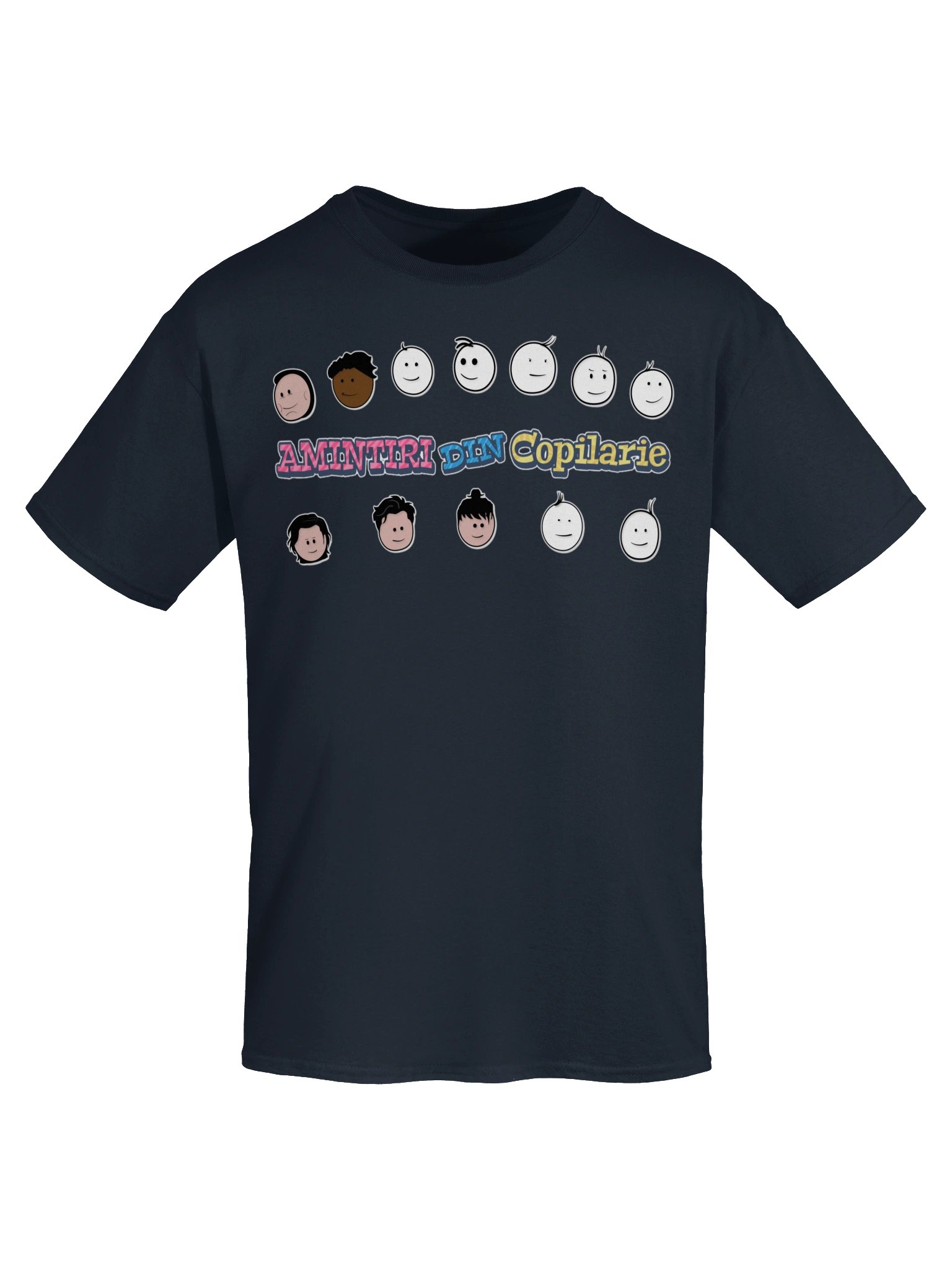 👕 Tricou Bleumarin Bărbați „Amintiri Din Copilărie” – Personajele product image (5)