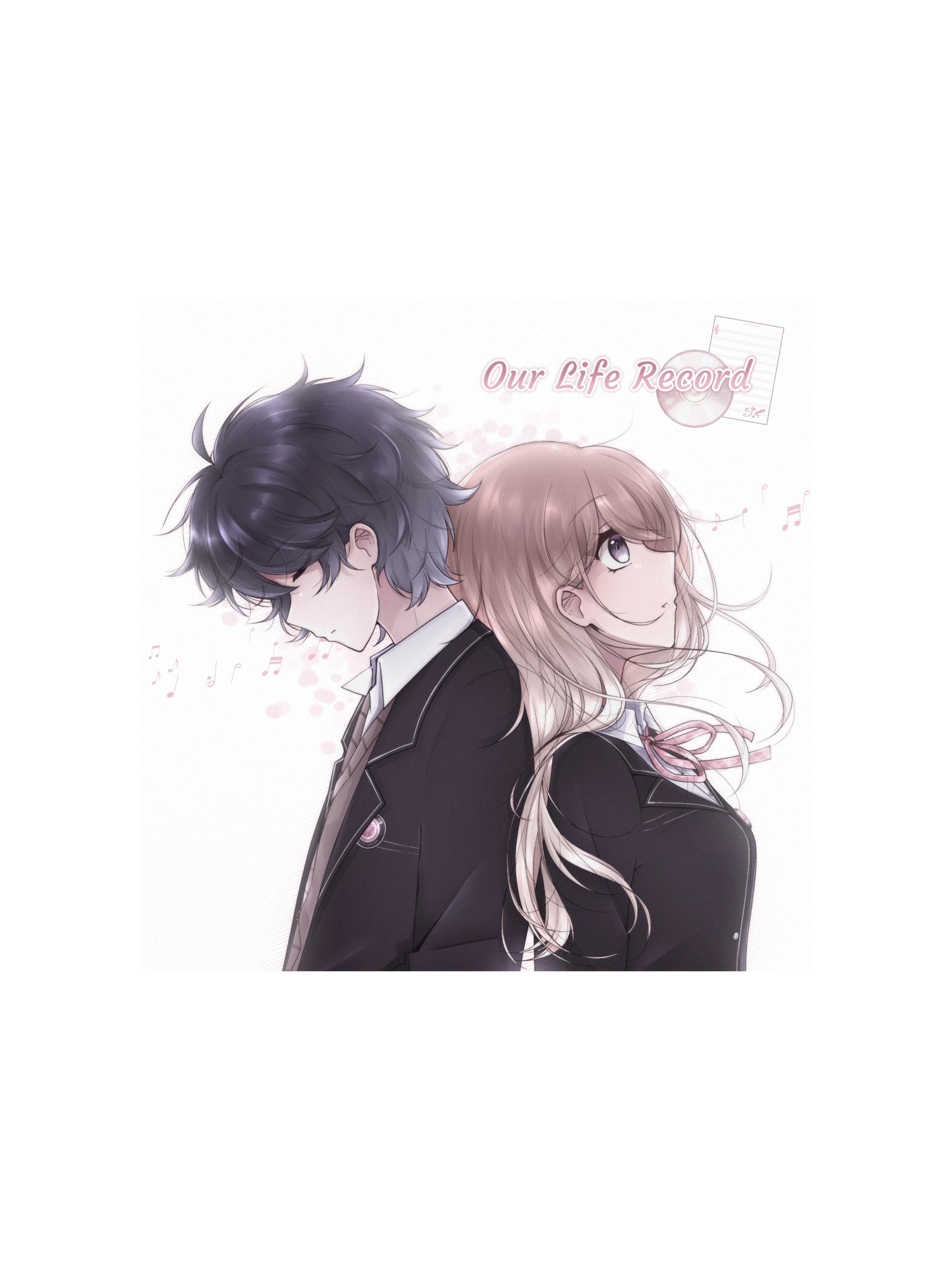 Poster "Our Life Record" – Premières Notes (25,4x25,4cm -> 15,24x15,24cm) product image (1)