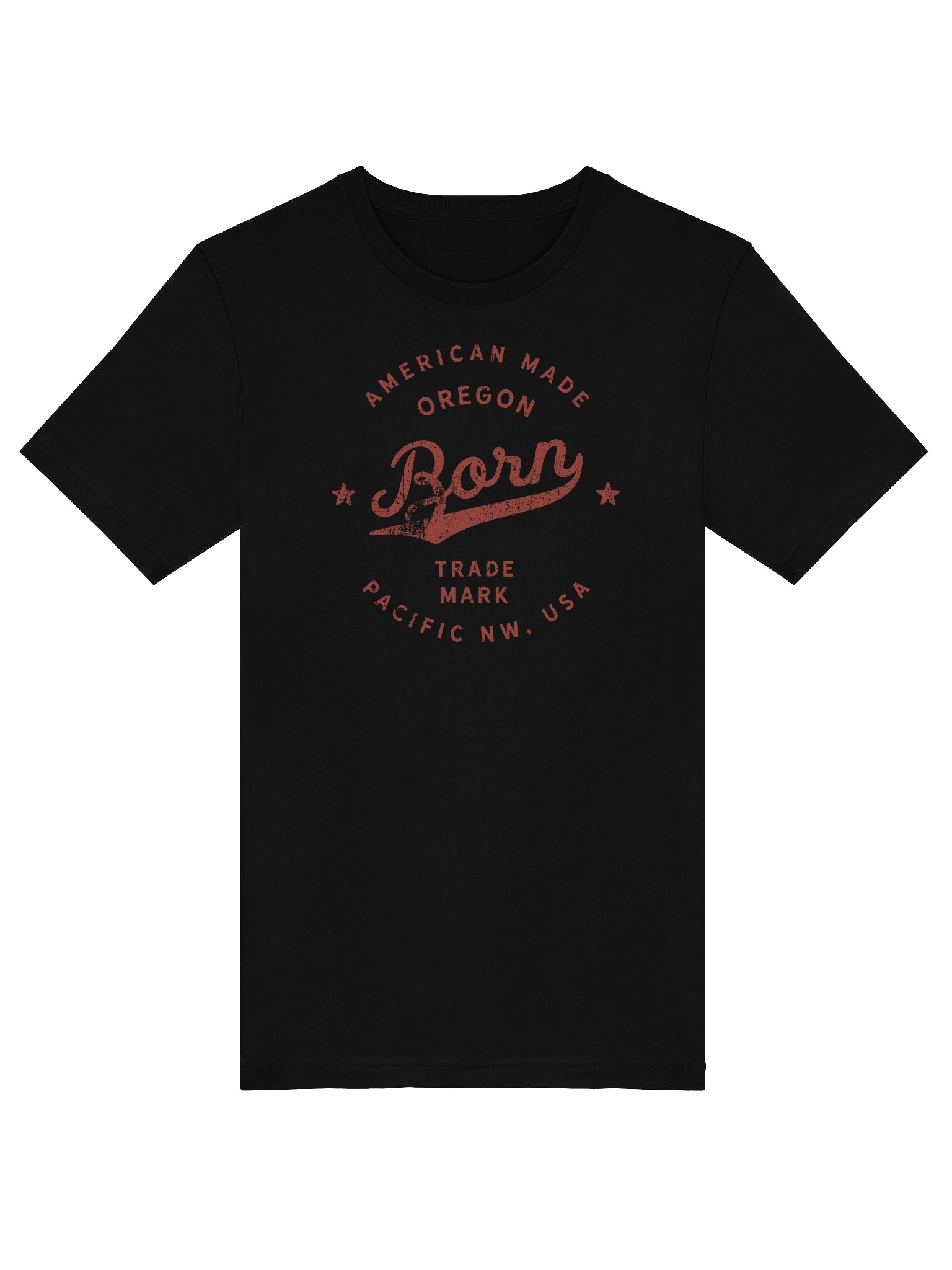 American Made Oregon Born T-Shirt product image (3)