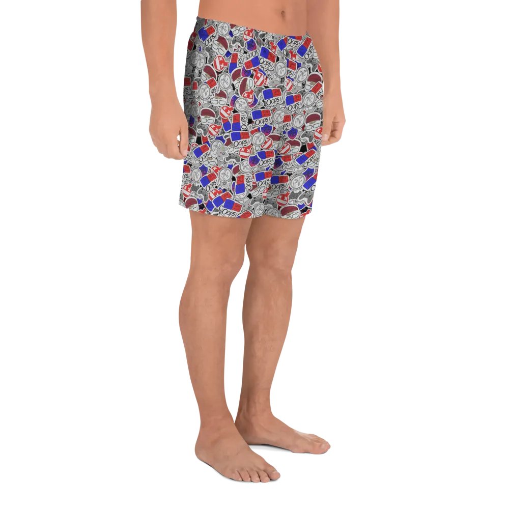 Sticker-Bomb Athletic Shorts product image (3)