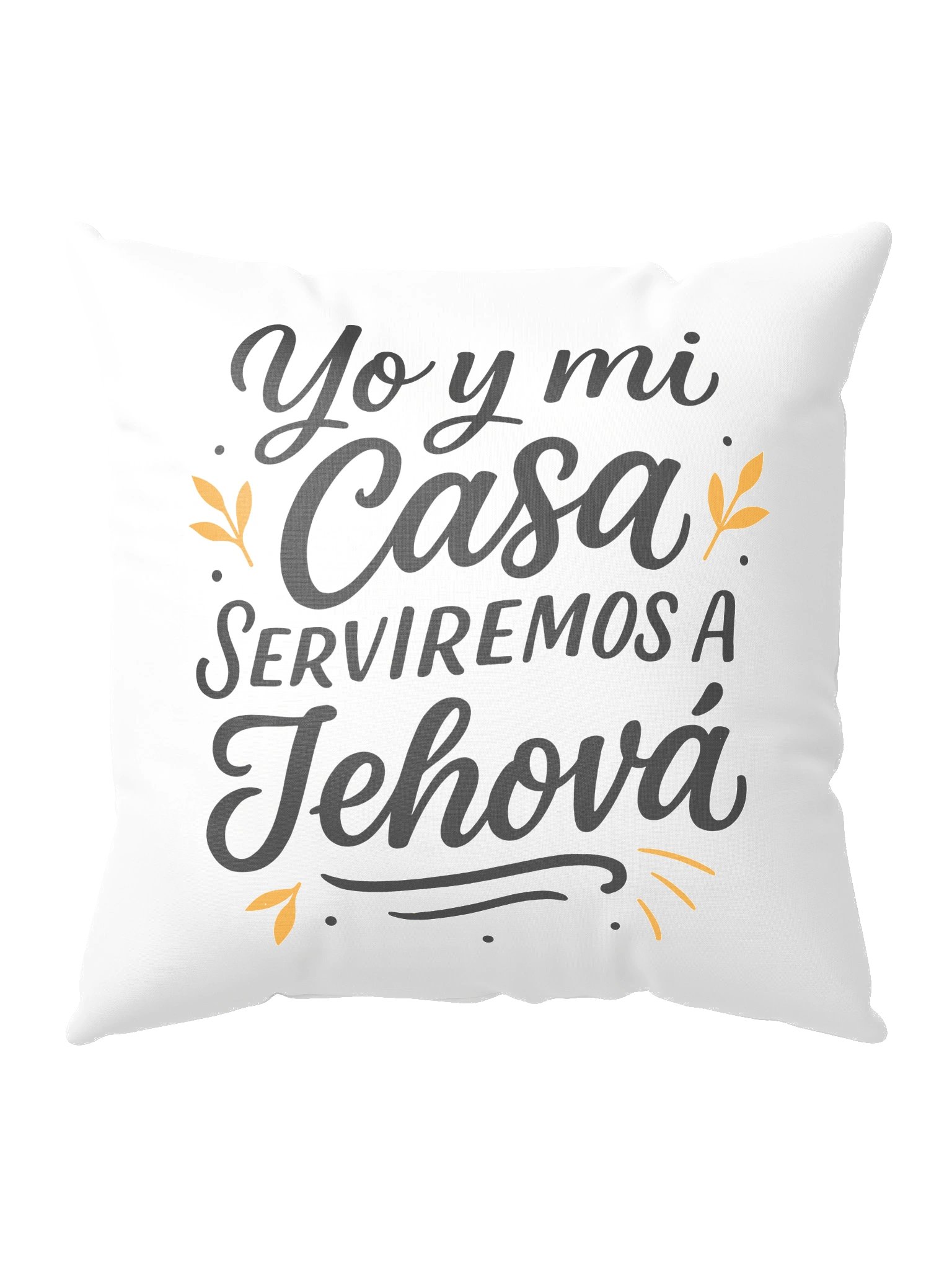 Christian Pillow (Spanish) – Joshua 24:15 “Yo y mi casa” product image (5)