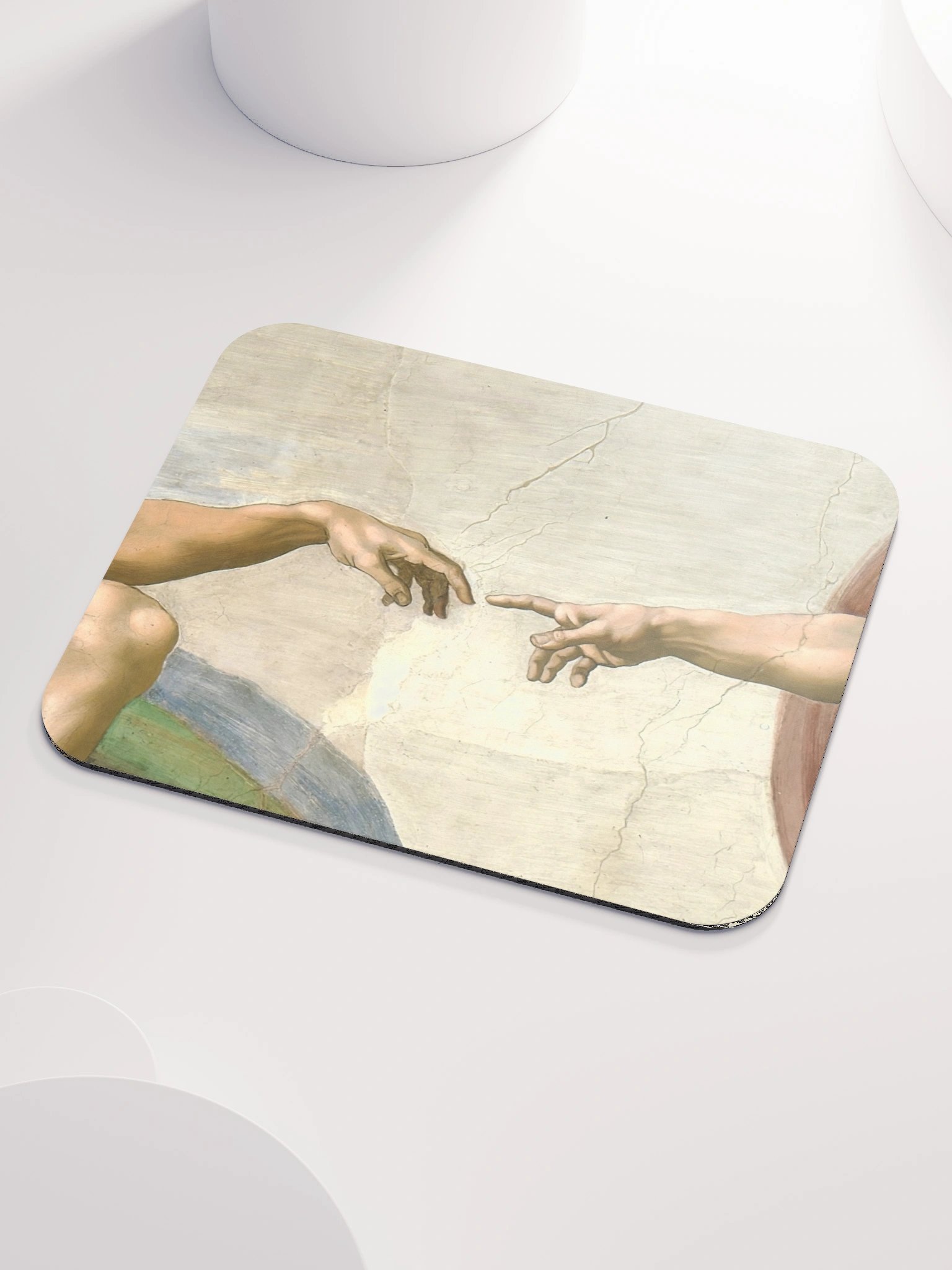 Michelangelo – The Creation of Adam (Hands Detail) – Mouse Pad product image (3)