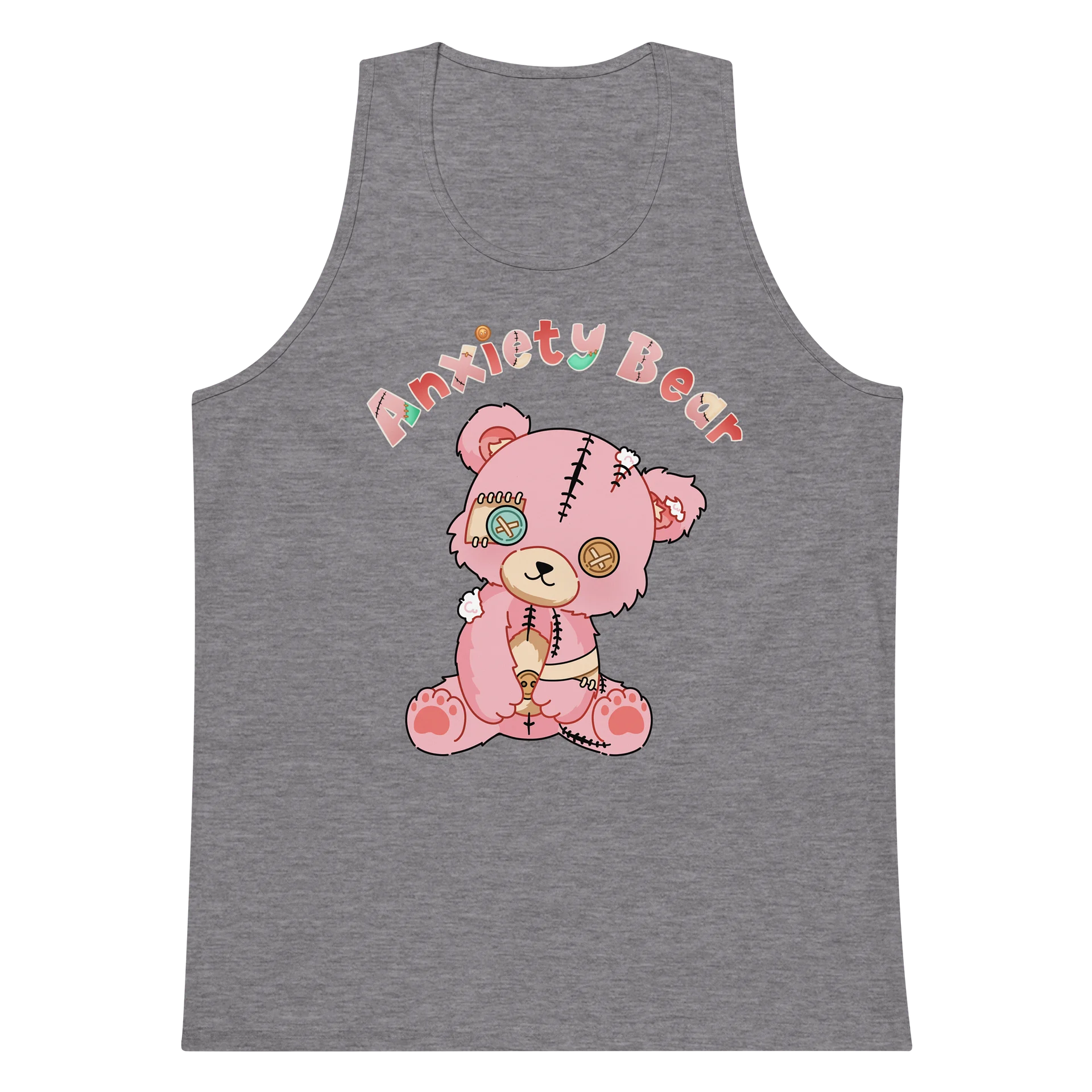 Anxiety Bear Men's Tank Top product image (38)