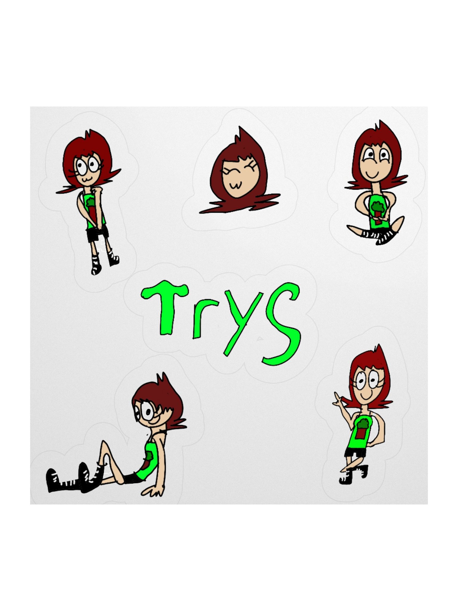 Trys Sticker Set product image (1)