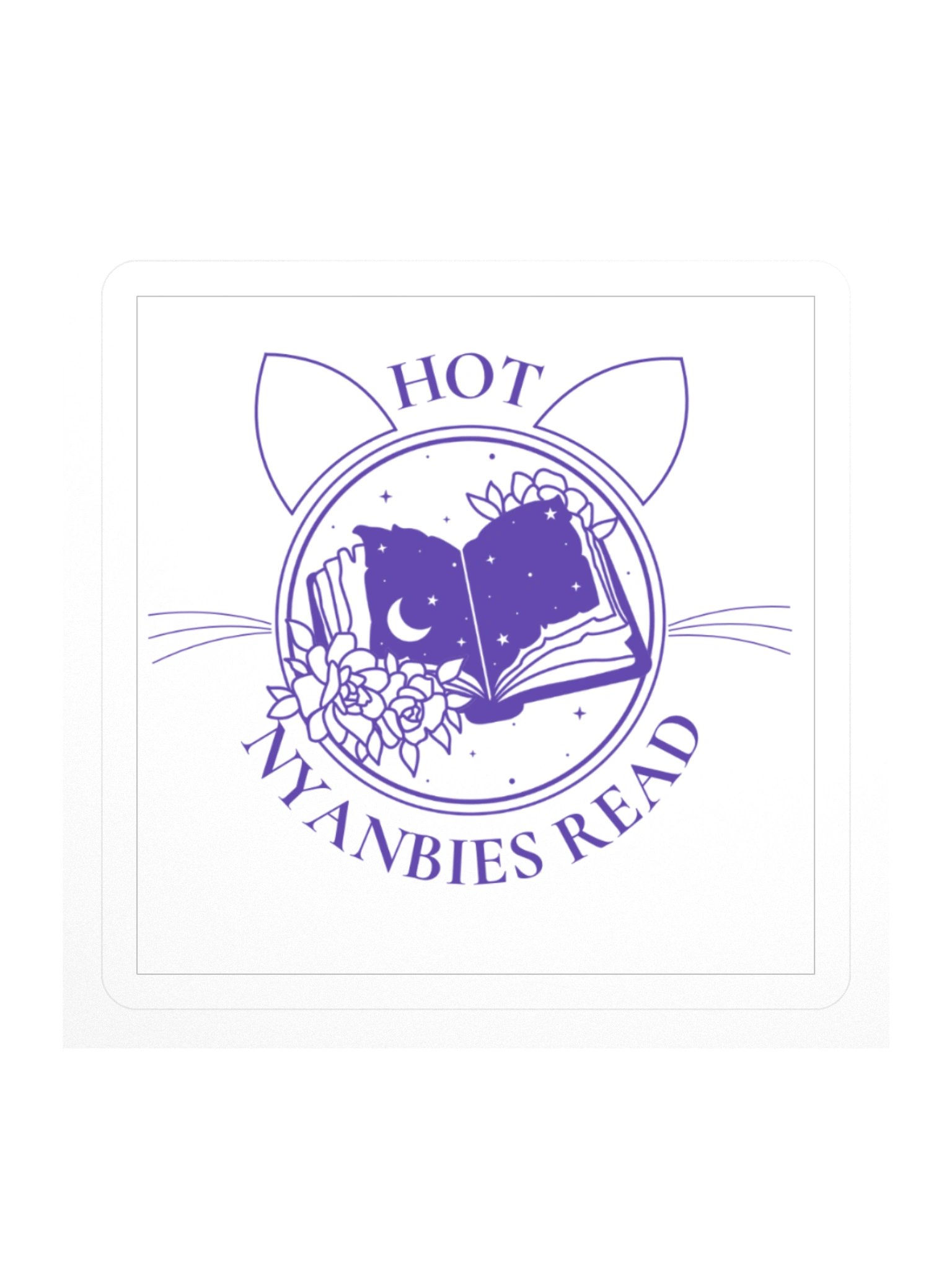 Hot Nyanbies Read (Vinyl Sticker) product image (1)