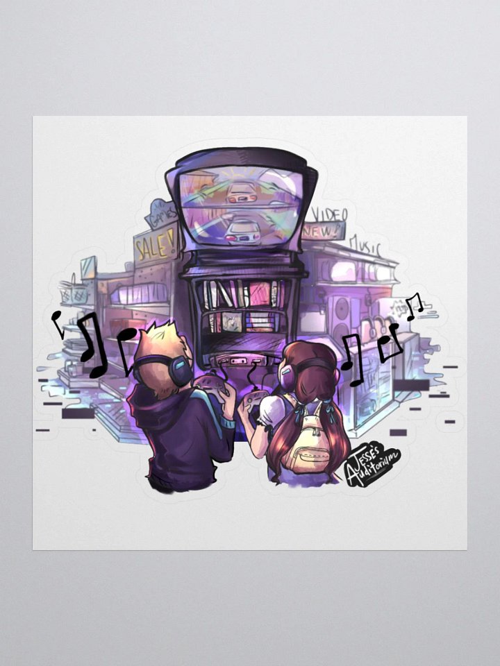 Kiss Cut Sticker - Purple Dreams product image (1)