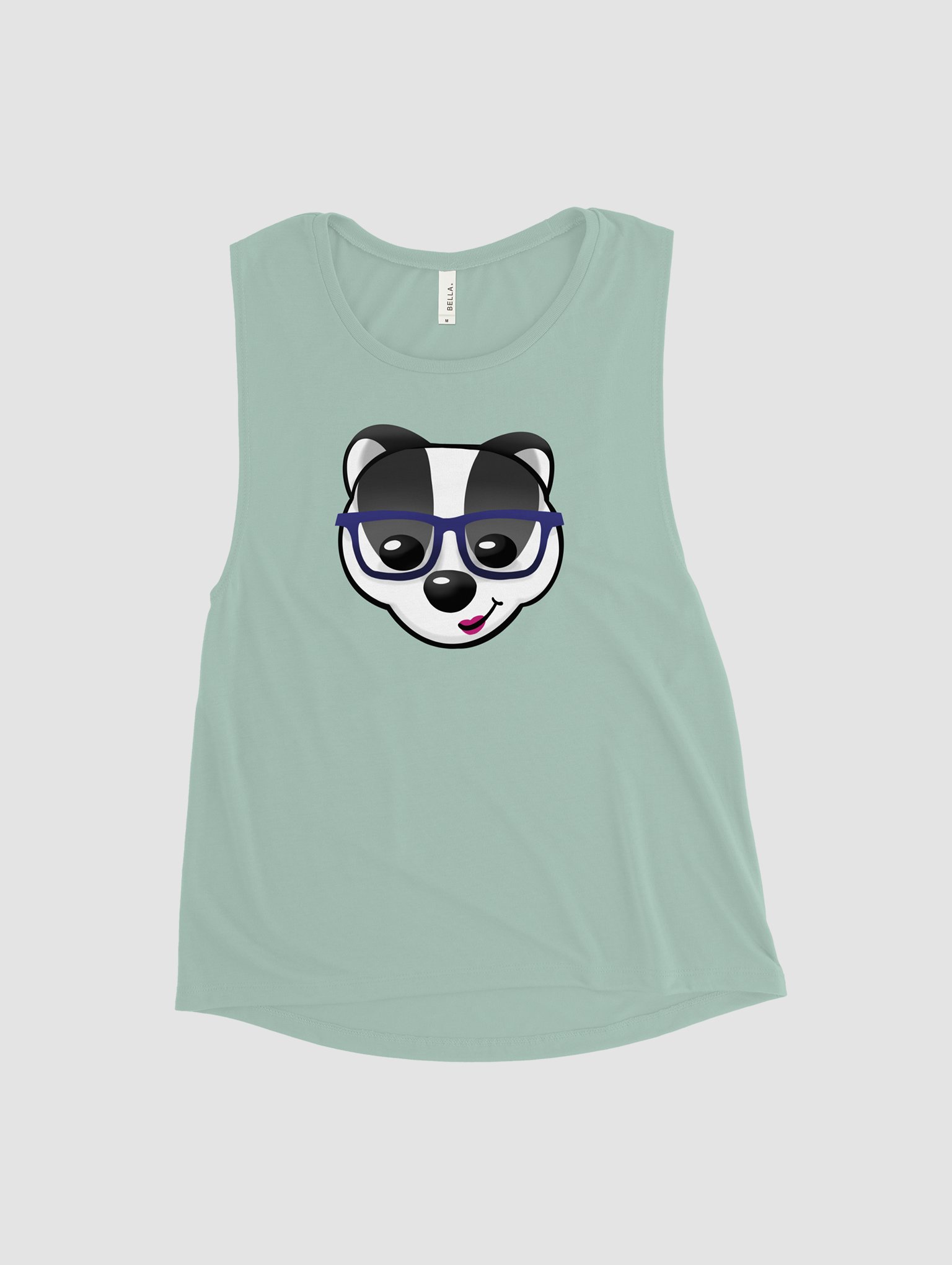 BadgerMakes Ladies’ Muscle Tank product image (1)