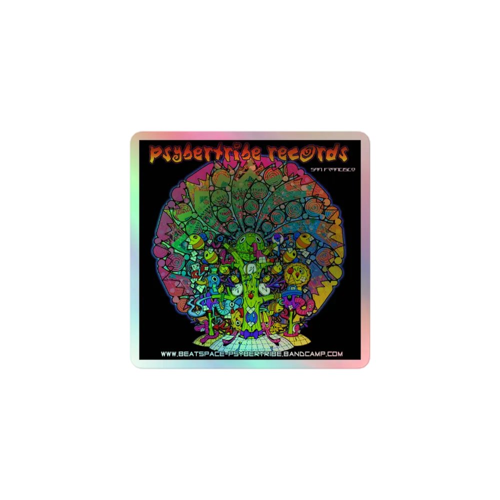 PsyberTribe Records Catalog Sticker product image (1)