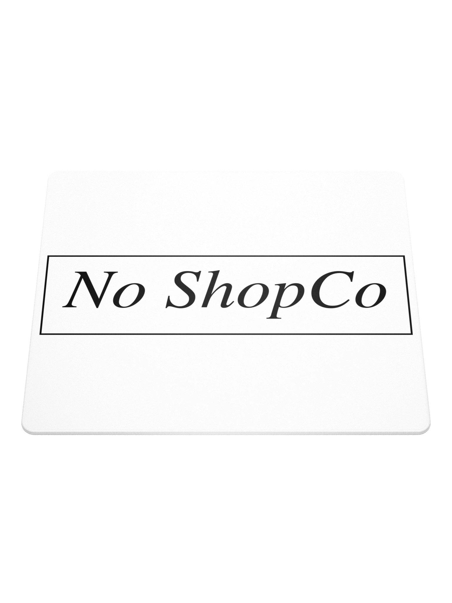 No ShopCo Gaming Mouse Pad - Black on White product image (1)