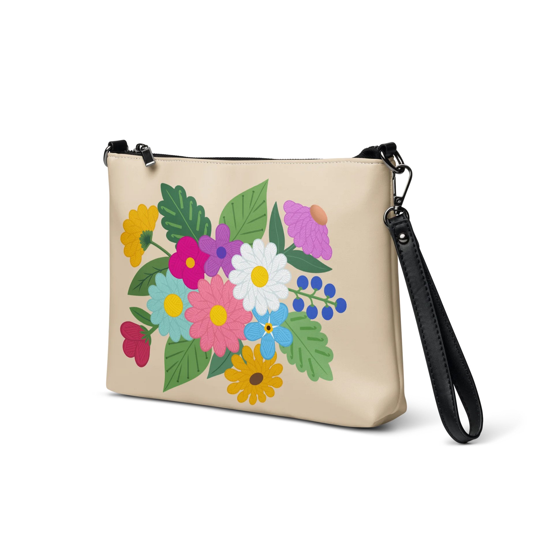 Floral Yarn Crossbody Purse product image (2)