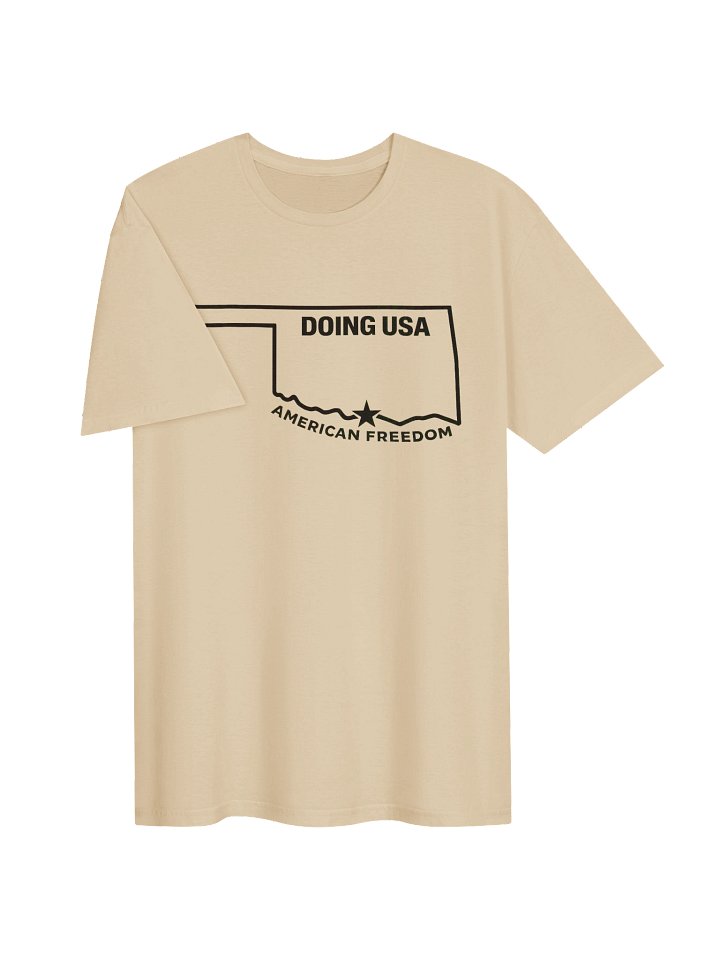 Lake Murray Oklahoma Doing USA Tee | American Freedom Gildan 64000 Softstyle Shirt product image (52)