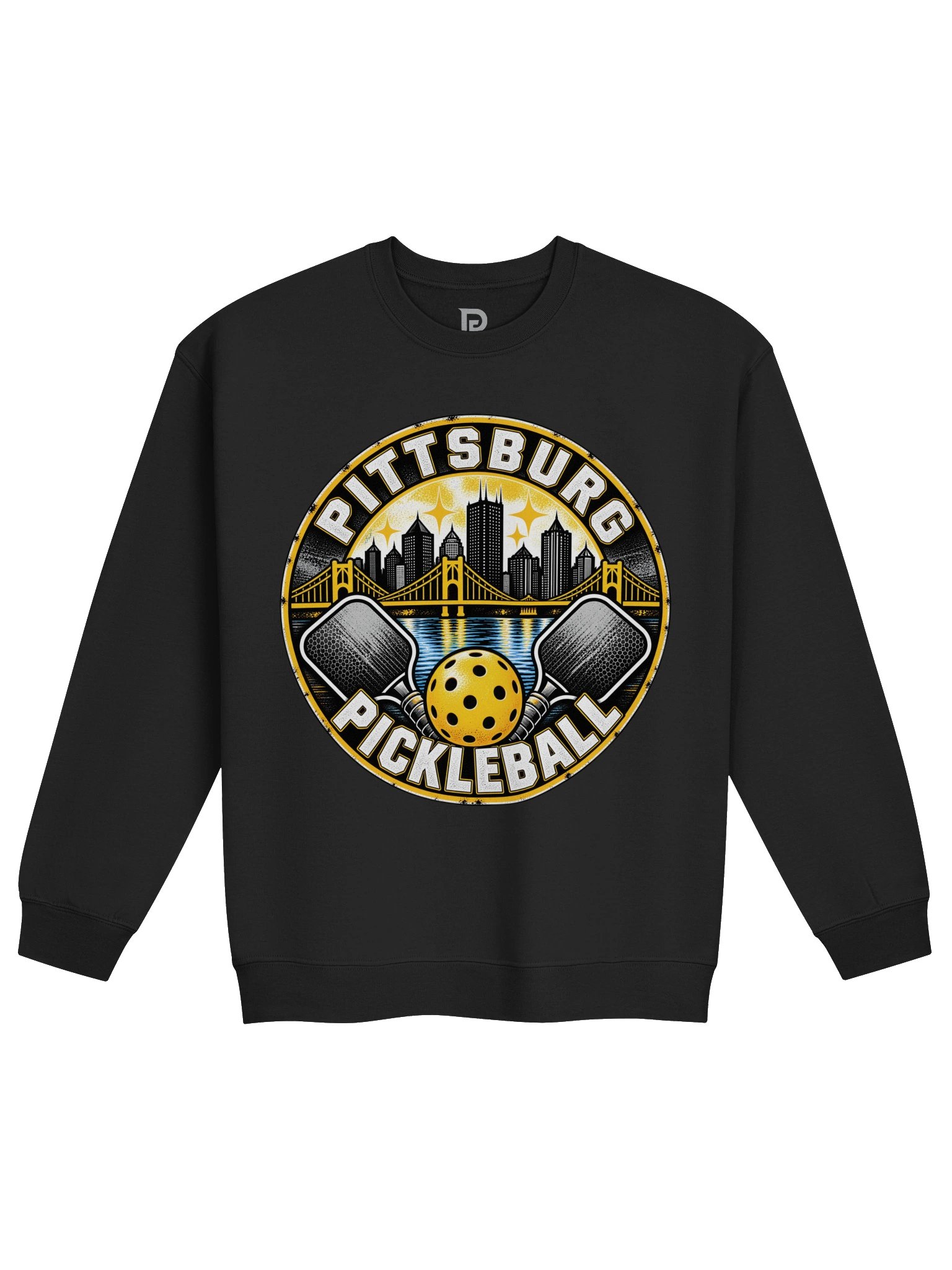 Pittsburgh Pickleball Skyline Crewneck-Rep Your City product image (7)