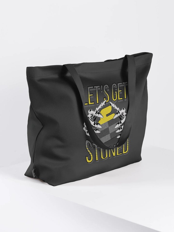 Lets Get Stoned Curling Skeletal Hands Eco Tote product image (1)