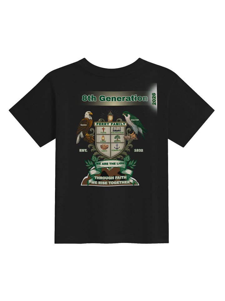 Perry Family Reunion 2026 T-Shirt – Toddler 8th Generation | Legacy Edition product image (2)