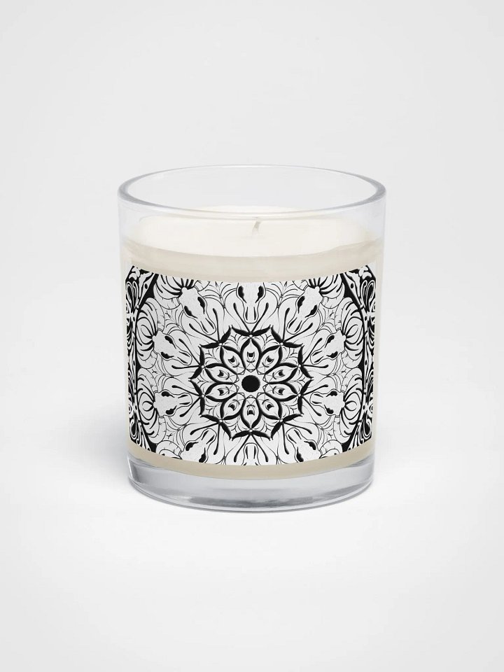 Intricate Floral Medallion Soy Wax Candle product image (1)