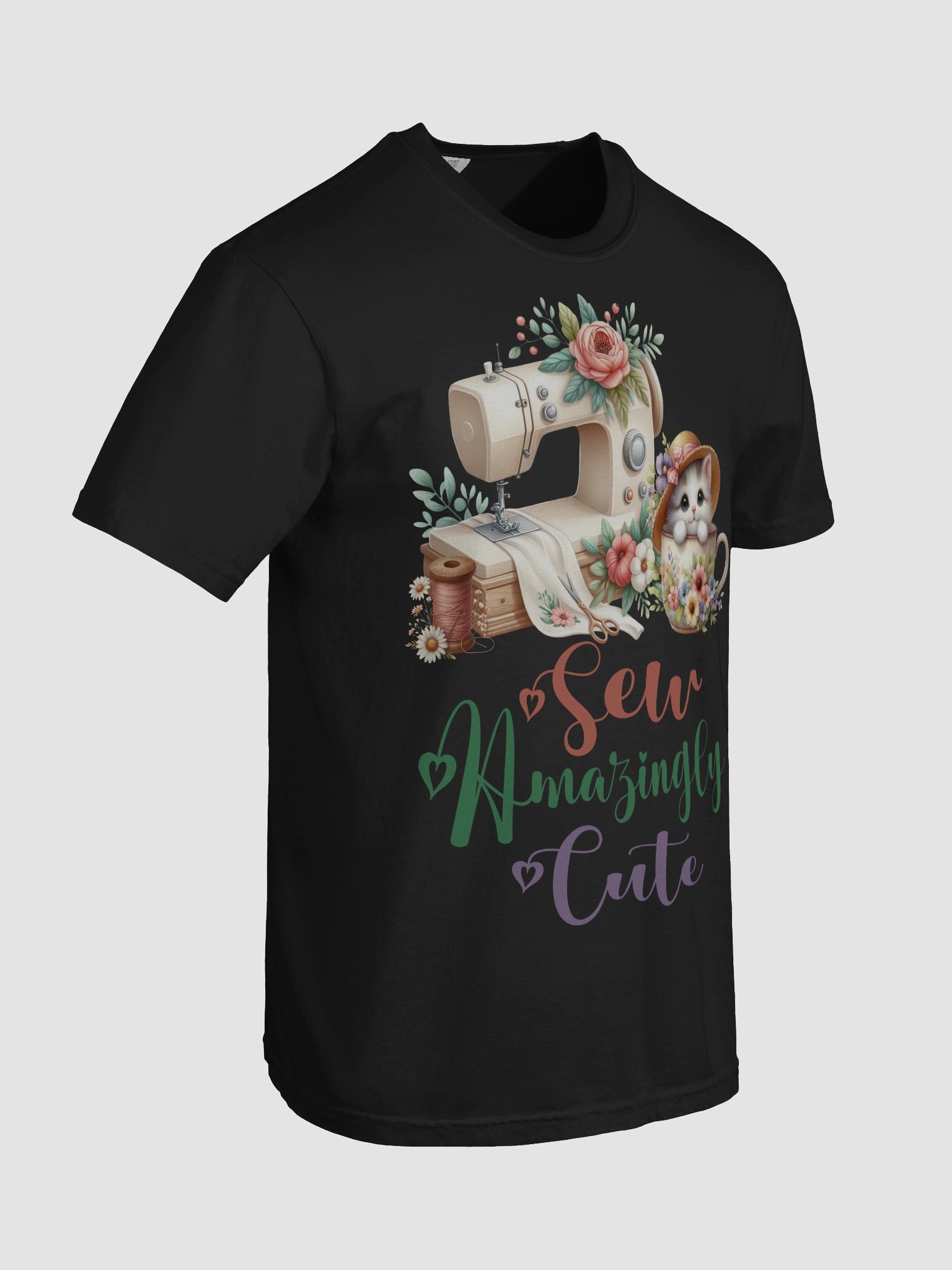 Meowtiful Sewing Delight T-Shirt product image (99)