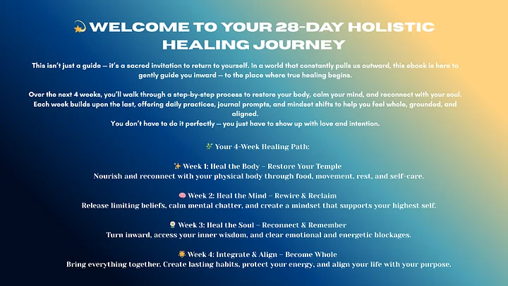 FREE 28 Day Holistic Healing Guide product image (1)