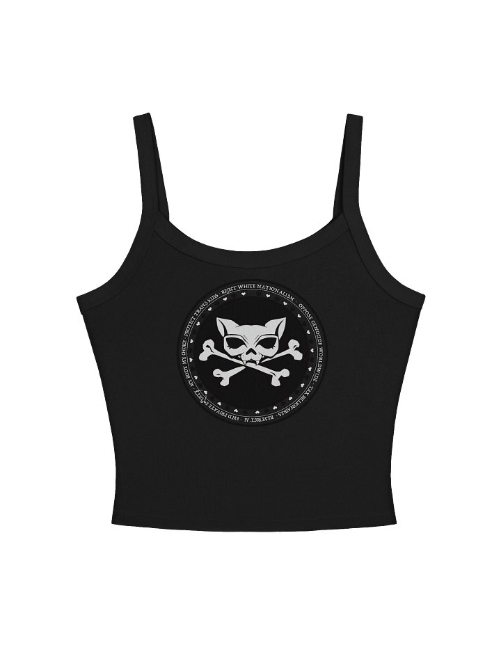 My Politics Black ink Micro-Rib Tank Top product image (1)