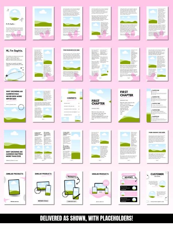 MRR/PLR Minimal Pink eBook Template product image (4)