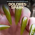 DOLORES SPARK - Shimmery Green Translucent Jelly Nail Polish