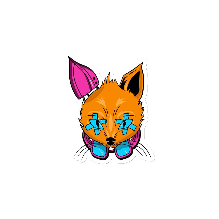 ShepQuest Cyberfox Die-Cut Magnet product image (2)