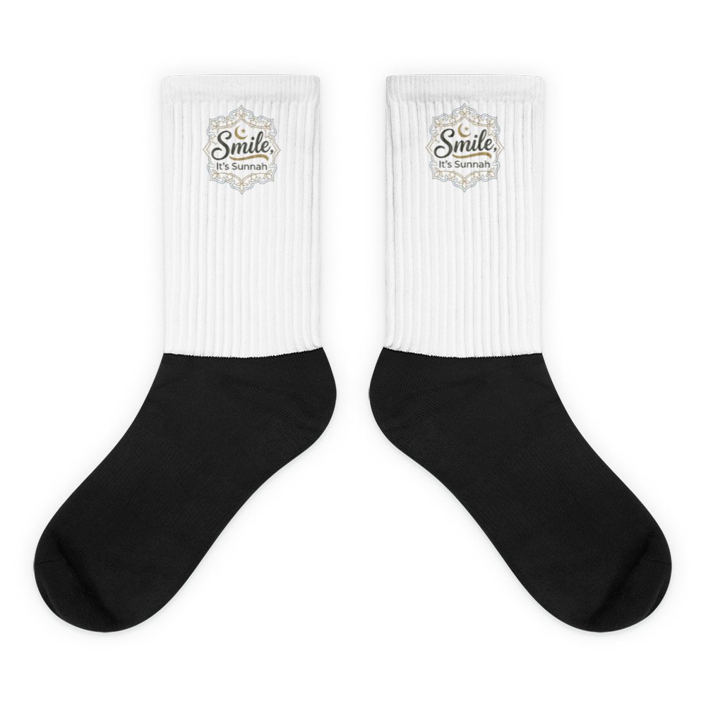 Smile it's Sunnah - Two Toned Socks product image (1)
