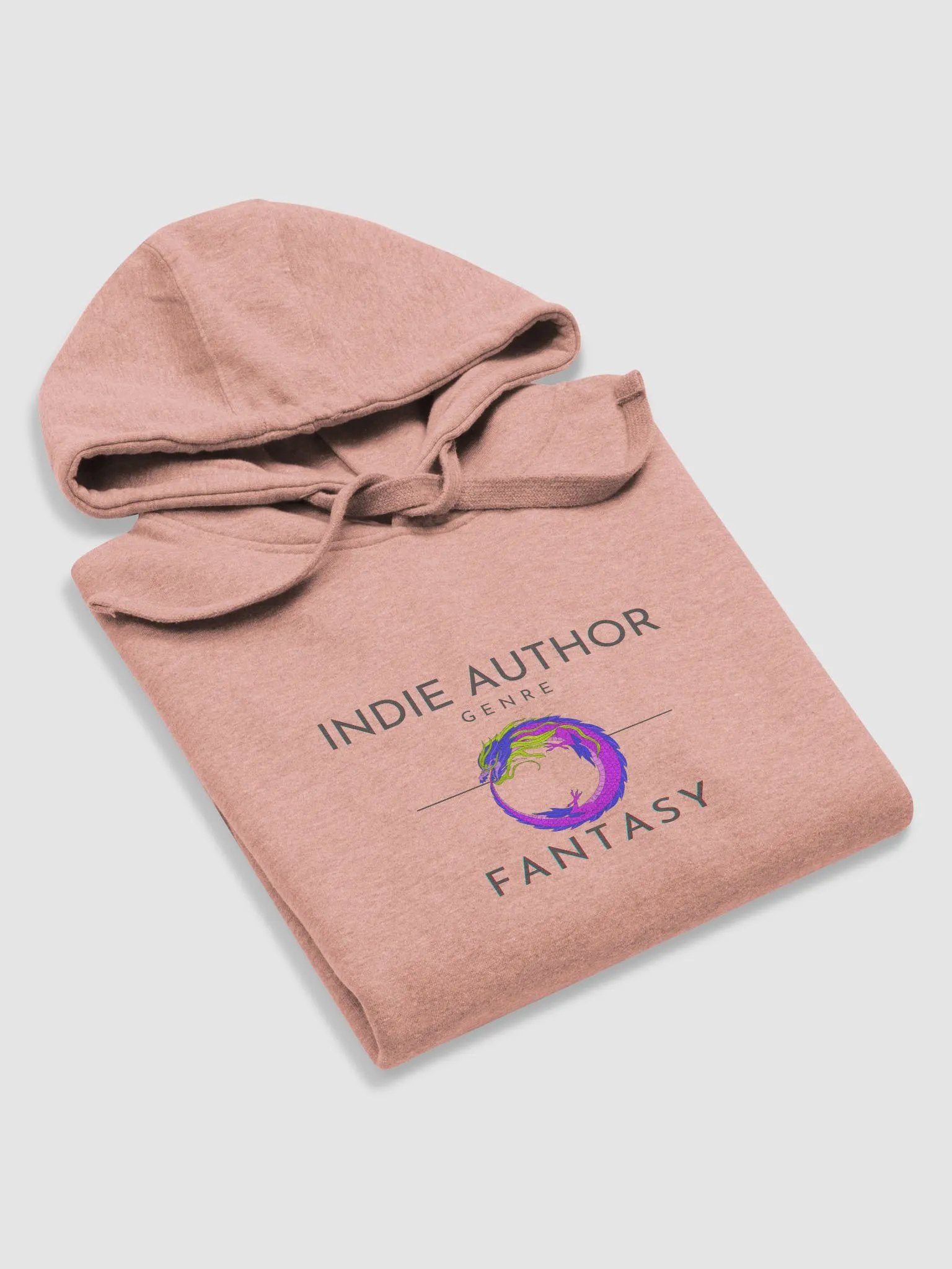 Indie Author Genre Fantasy Dusty Rose Pink Unisex Hoodie product image (5)