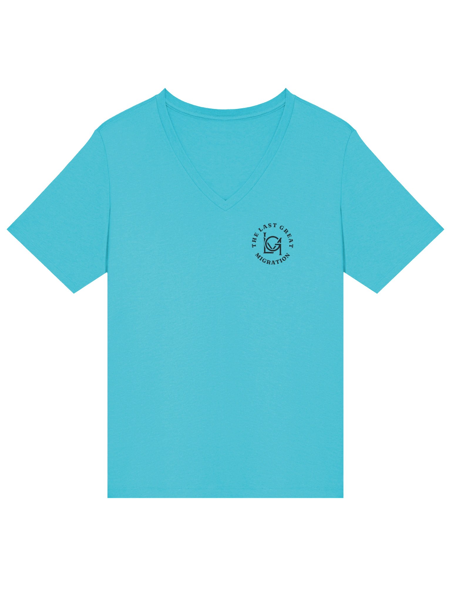 The Migration V Neck Ring Front (Women's) in Turquoise product image (1)