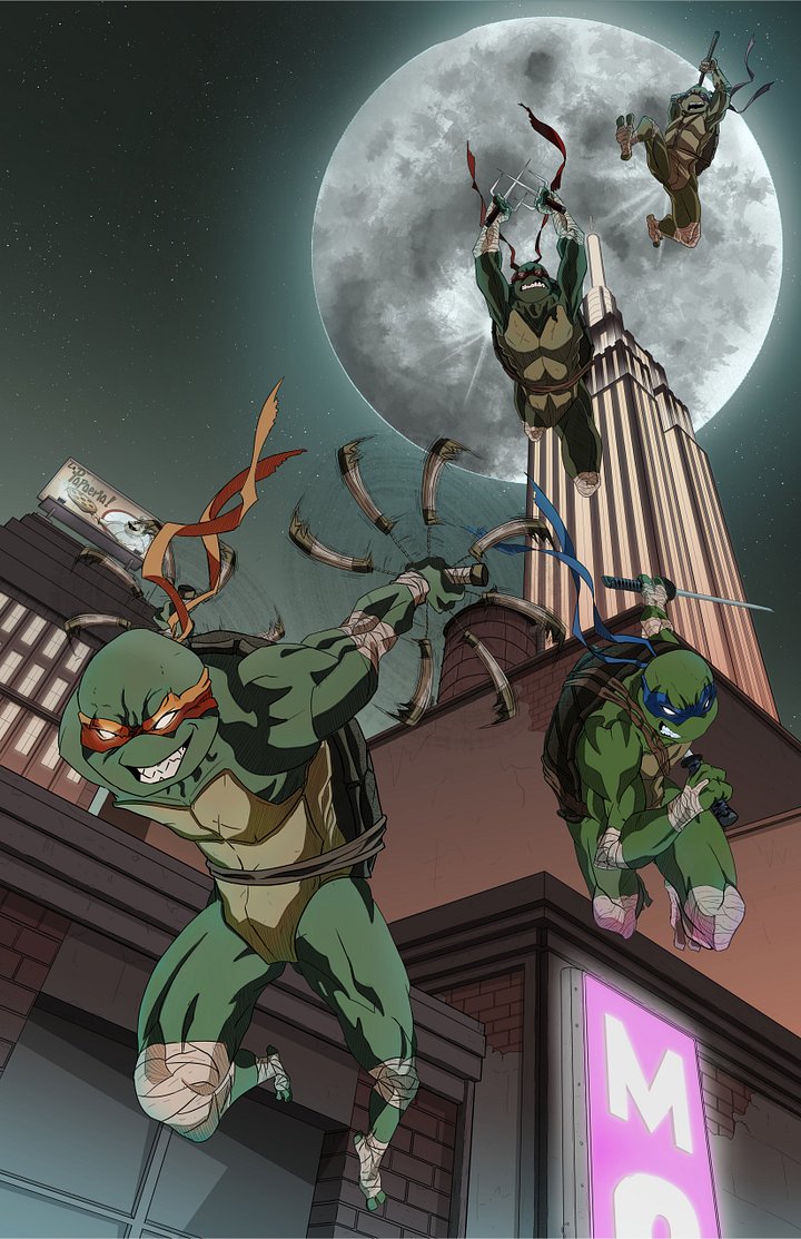 "New York's Ninjas" | Teenage Mutant Ninja Turtles Art Print product image (2)