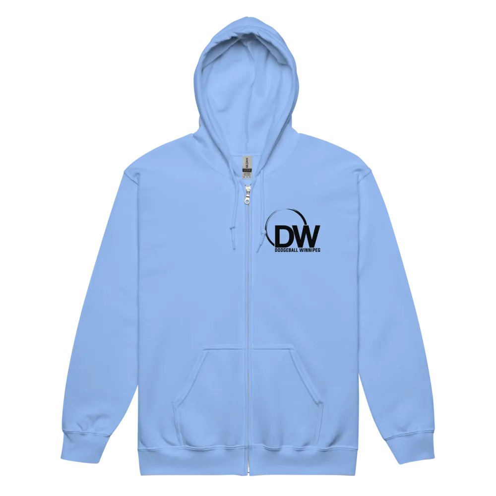 Dodgeball Winnipeg Zip-Up Hoodie (Dark) product image (3)