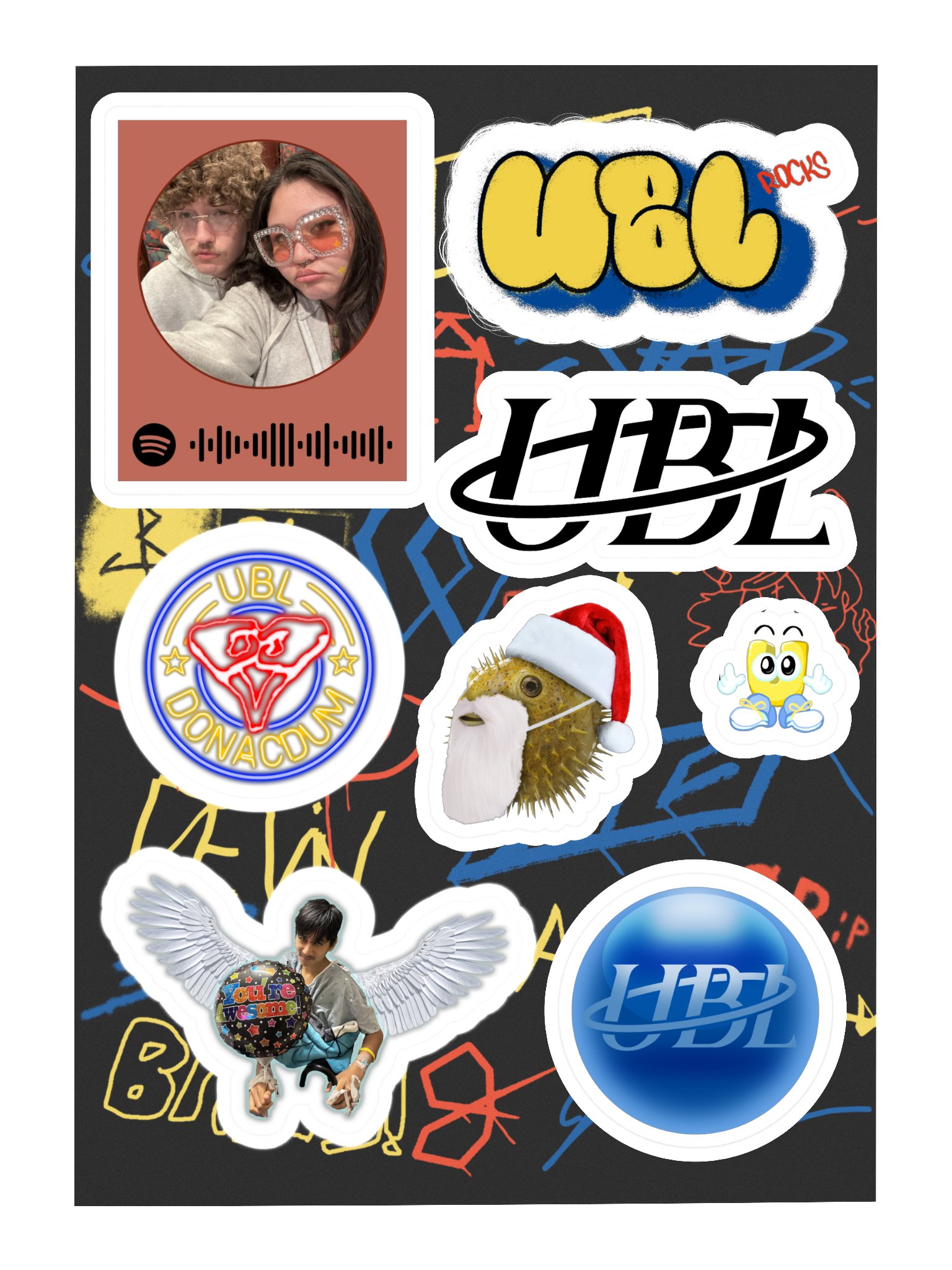 UBL Sticker Sheet product image (3)