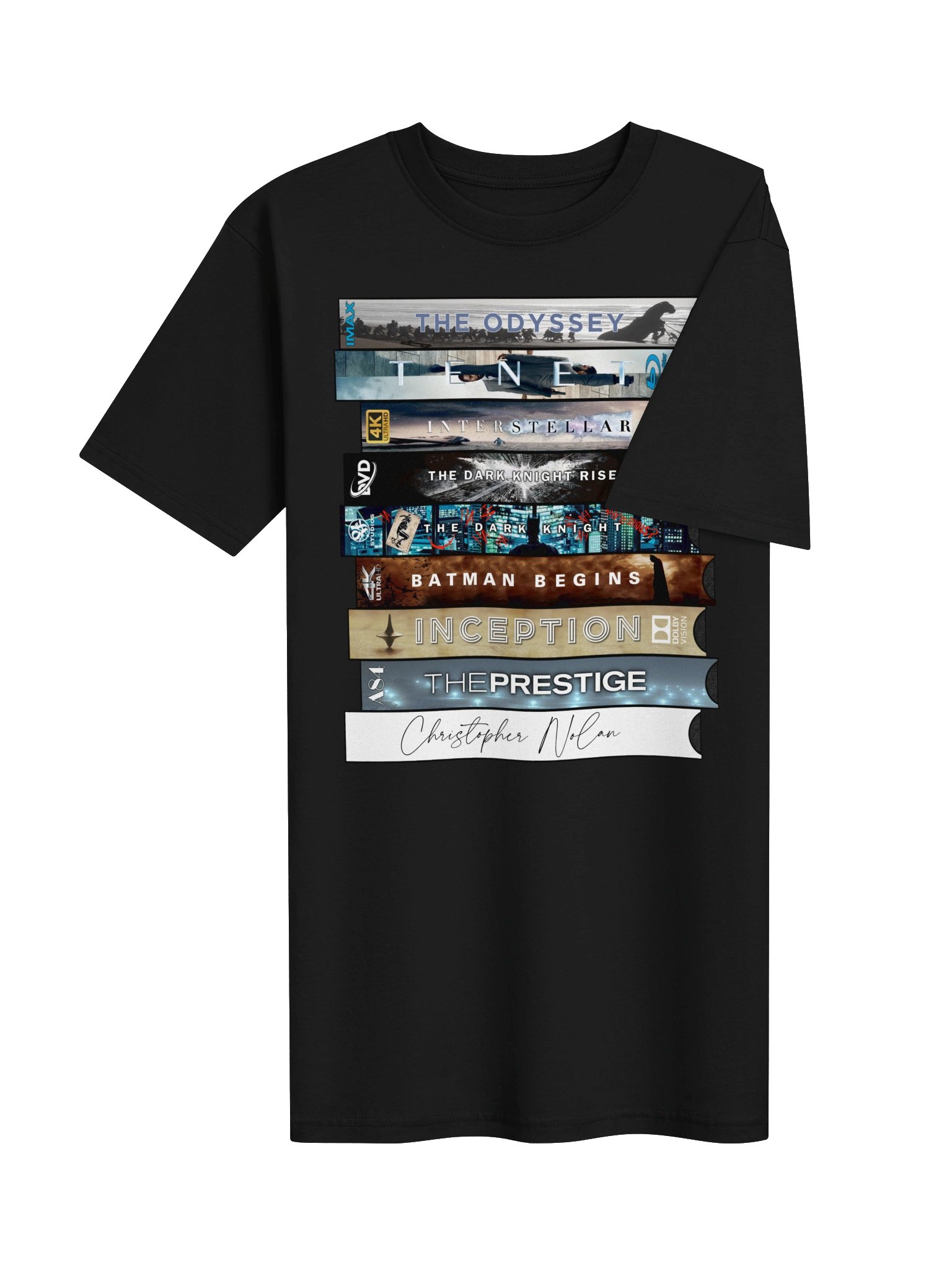 C. Nolan Vhs Tapes Tee product image (6)