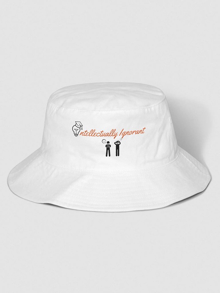 Intellectually Ignorant Bucket Hat original colors product image (1)