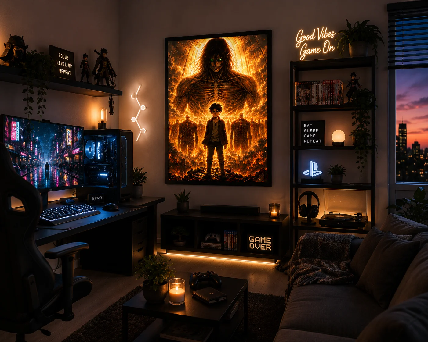 Eren Yeager - The Founding Titan | Attack on Titan Anime Gaming Wall Poster product image (2)