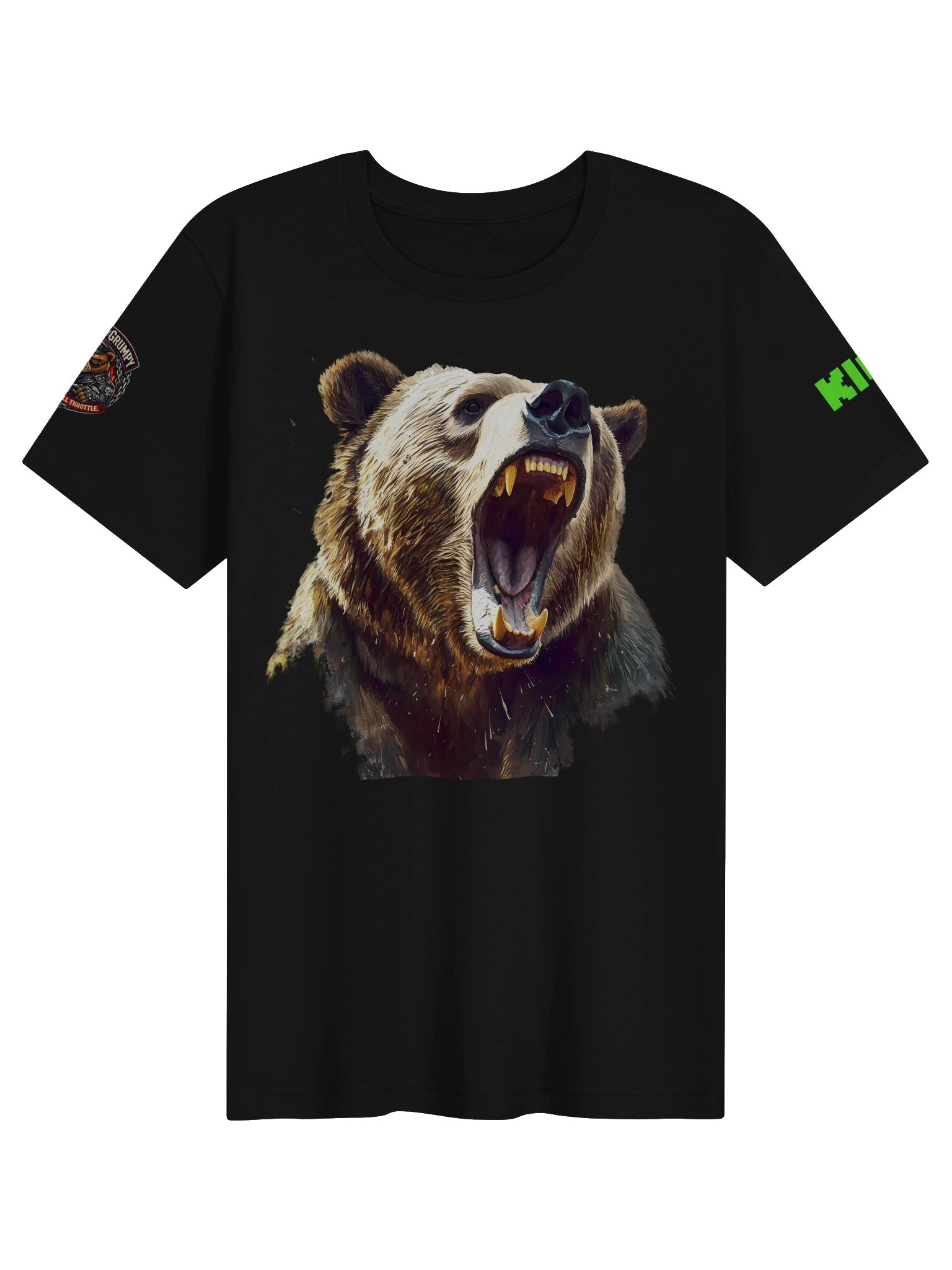 grumpy bear head t shirt product image (1)