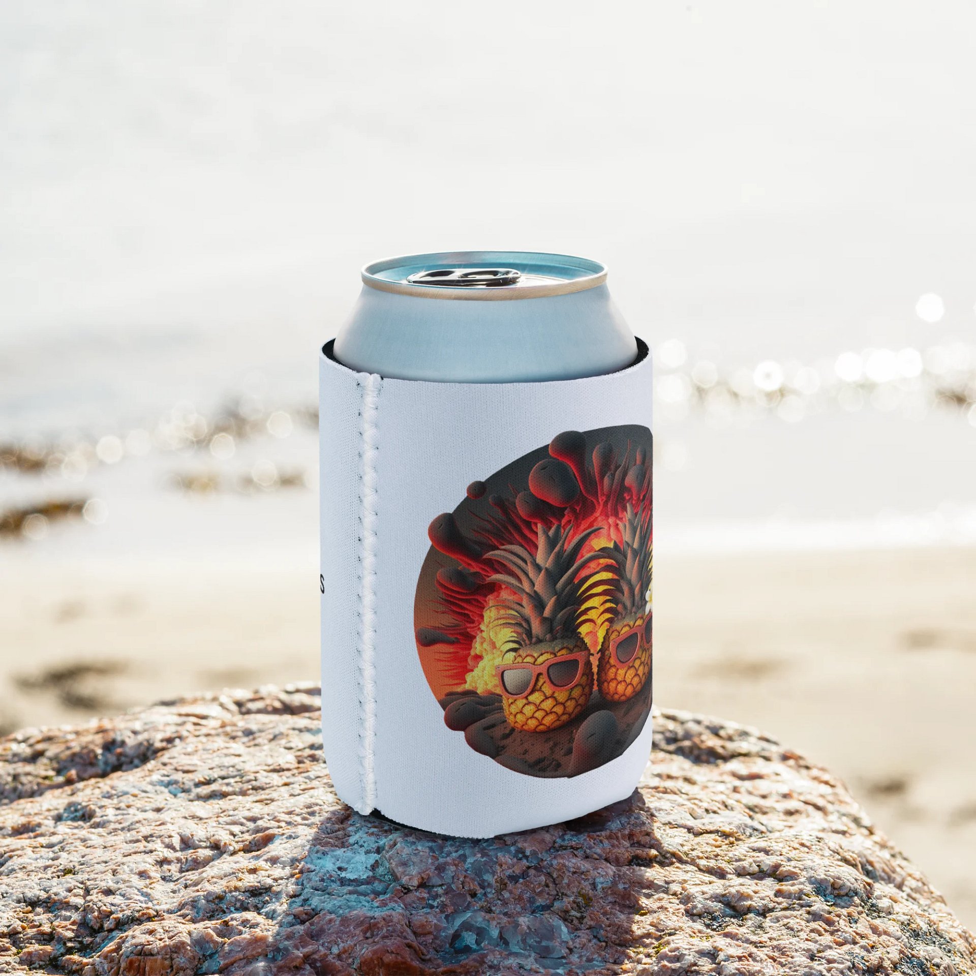 Two Pineapples Lava Logo Coozie product image (2)