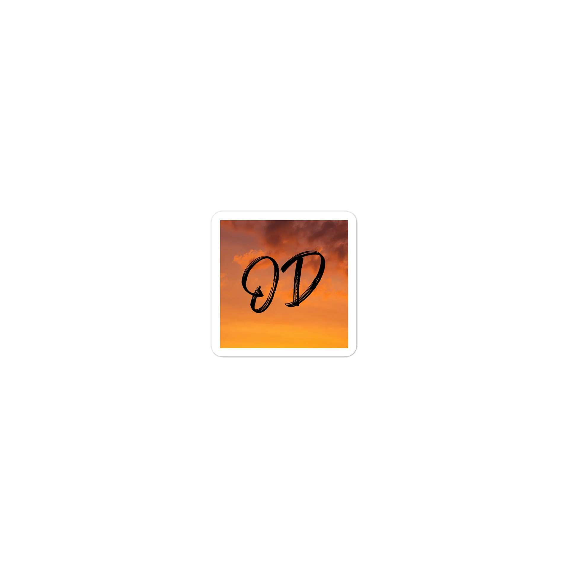 Orange Dream Sunset Sticker product image (1)