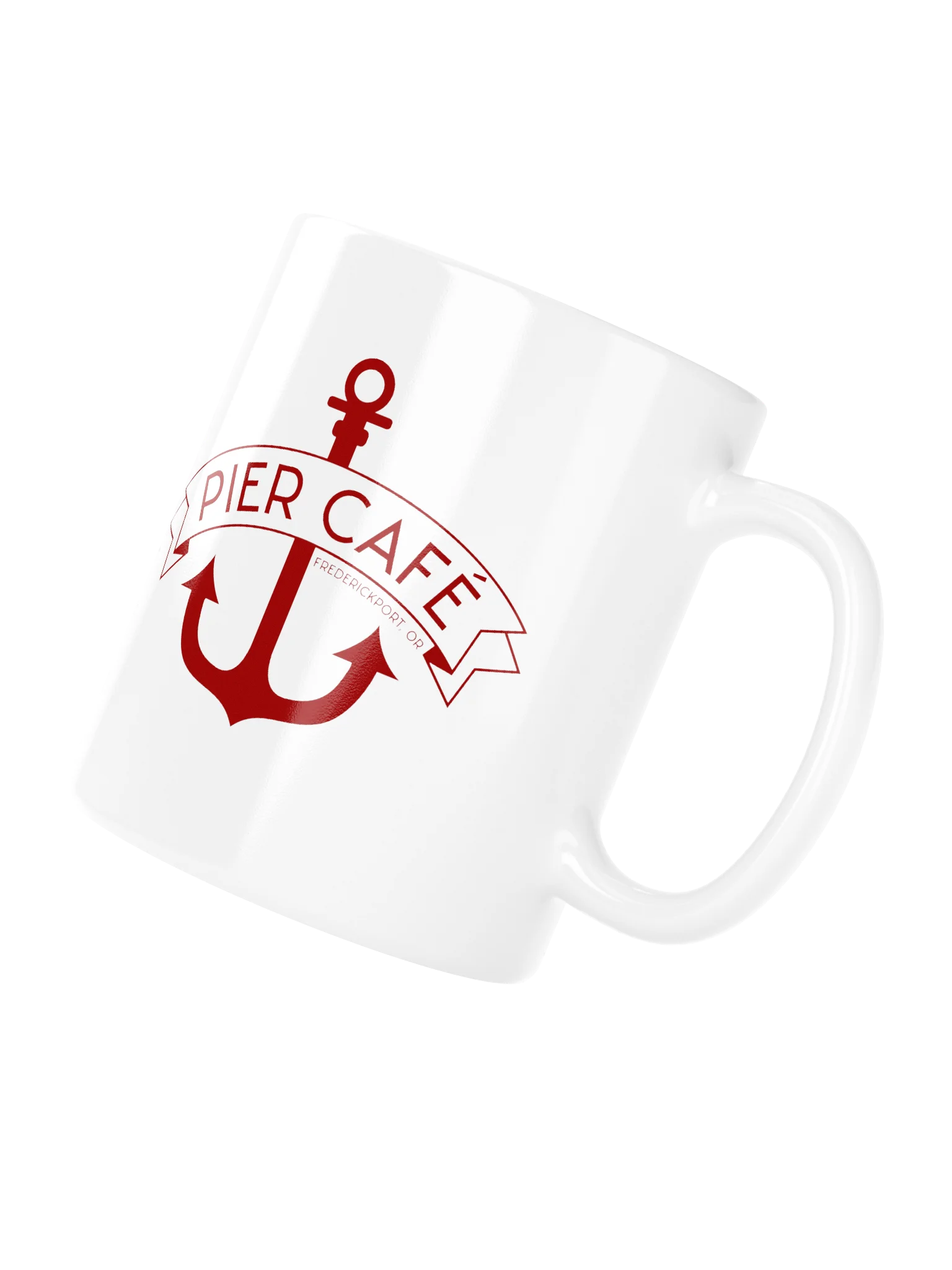 Pier Cafe Red Coffee Mug product image (4)