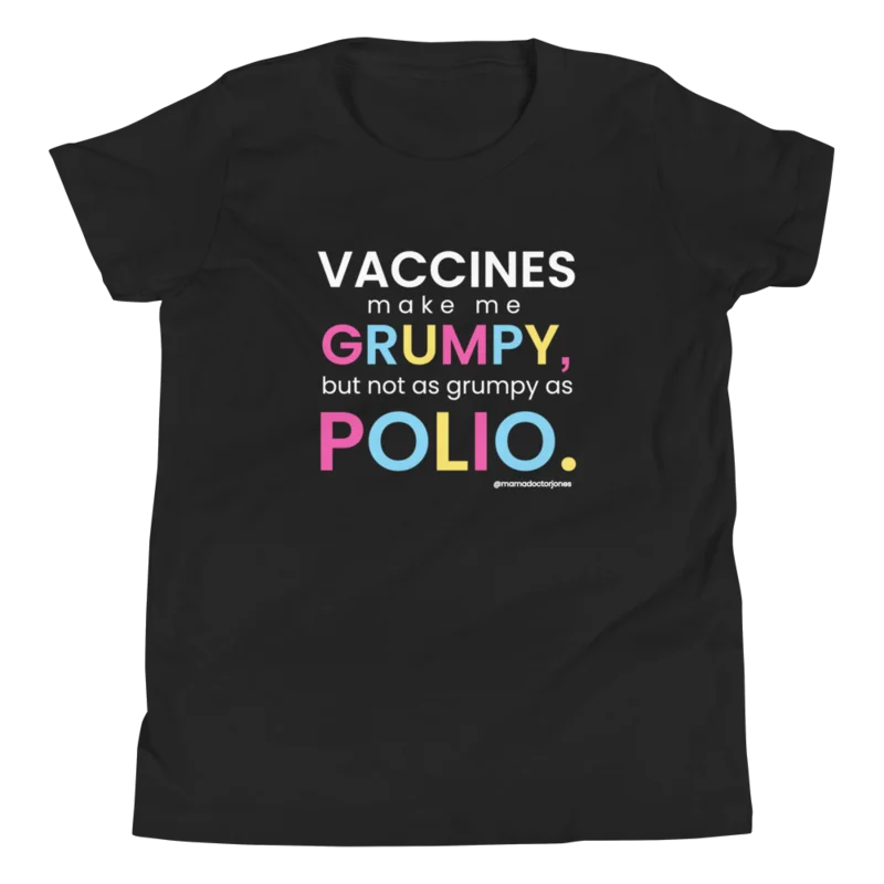 Polio Youth Tee - Black product image (1)