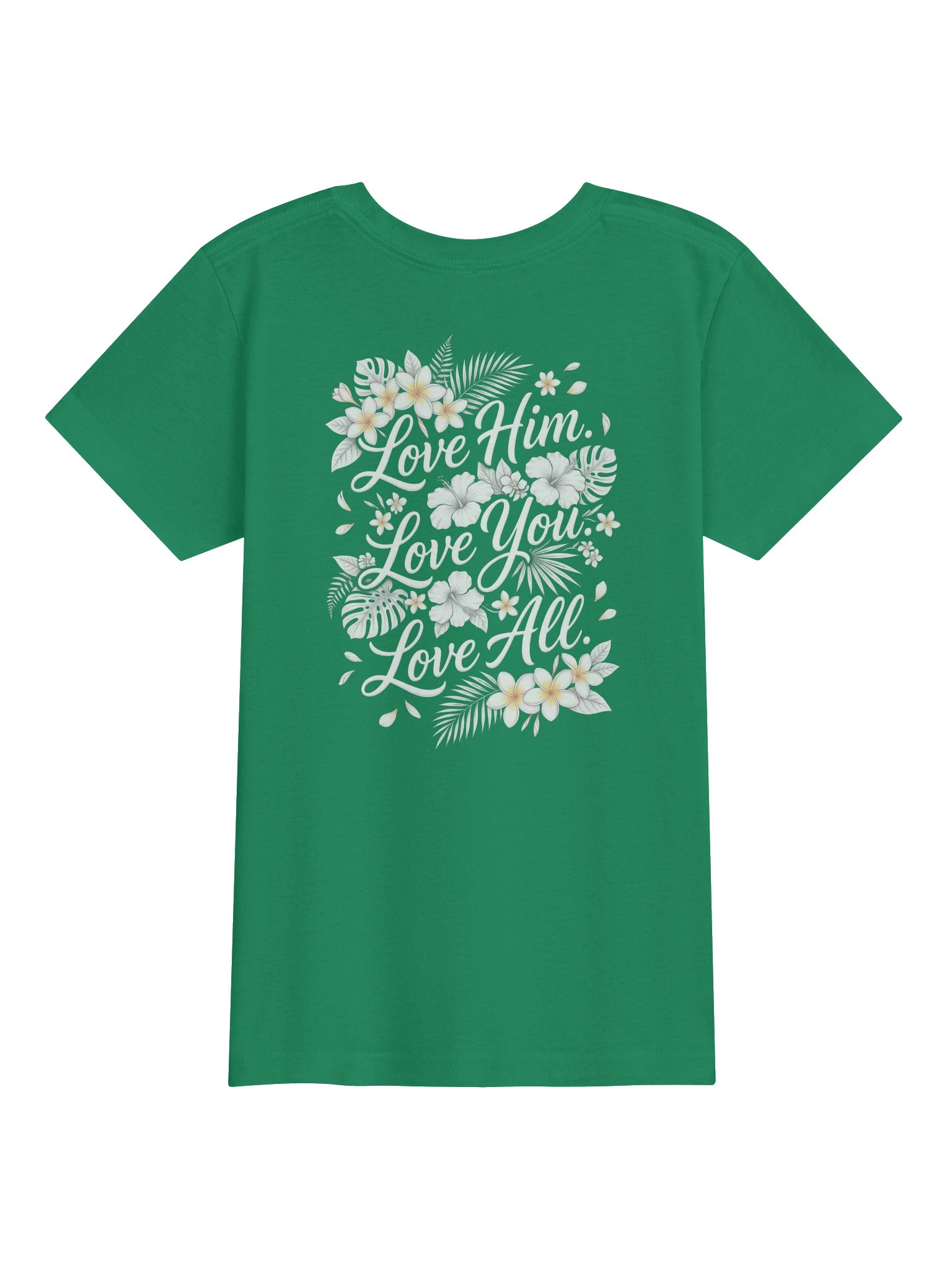 His House Youth T-Shirt - "Love Him. Love You. Love All." product image (1)