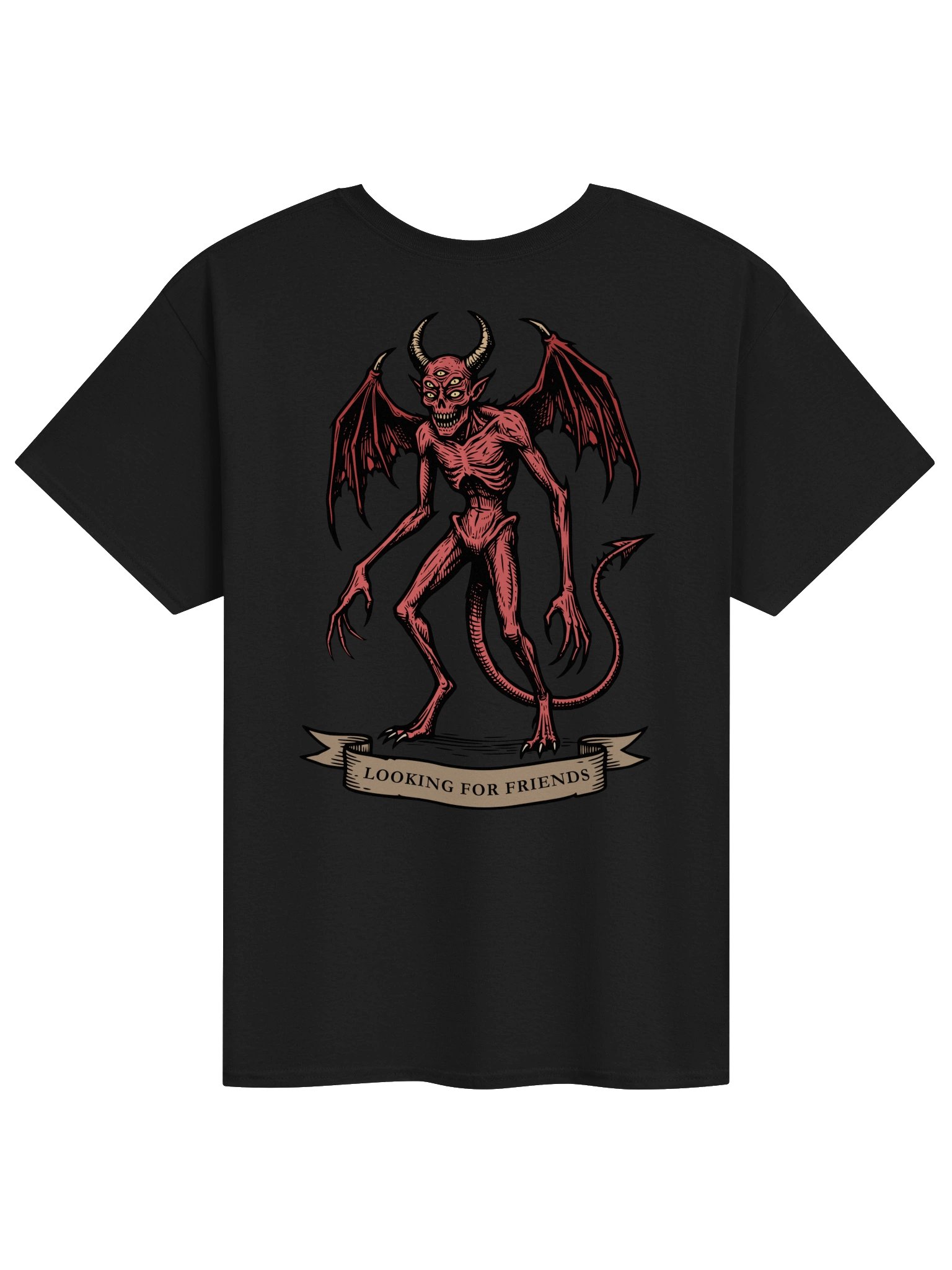 Looking For Friends - Back Print T-Shirt product image (3)
