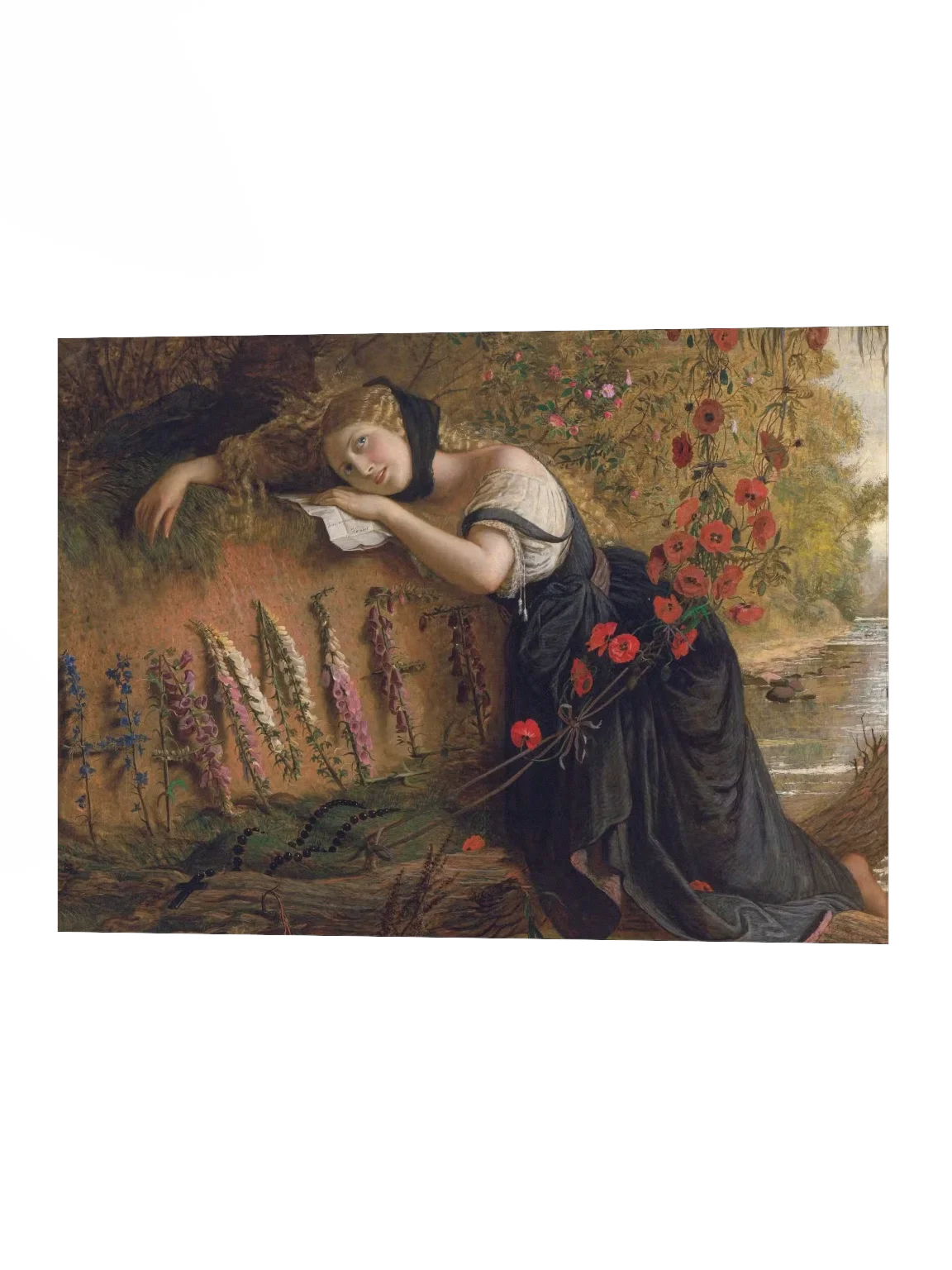 "Ophelia" by Joseph Severn Poster product image (4)