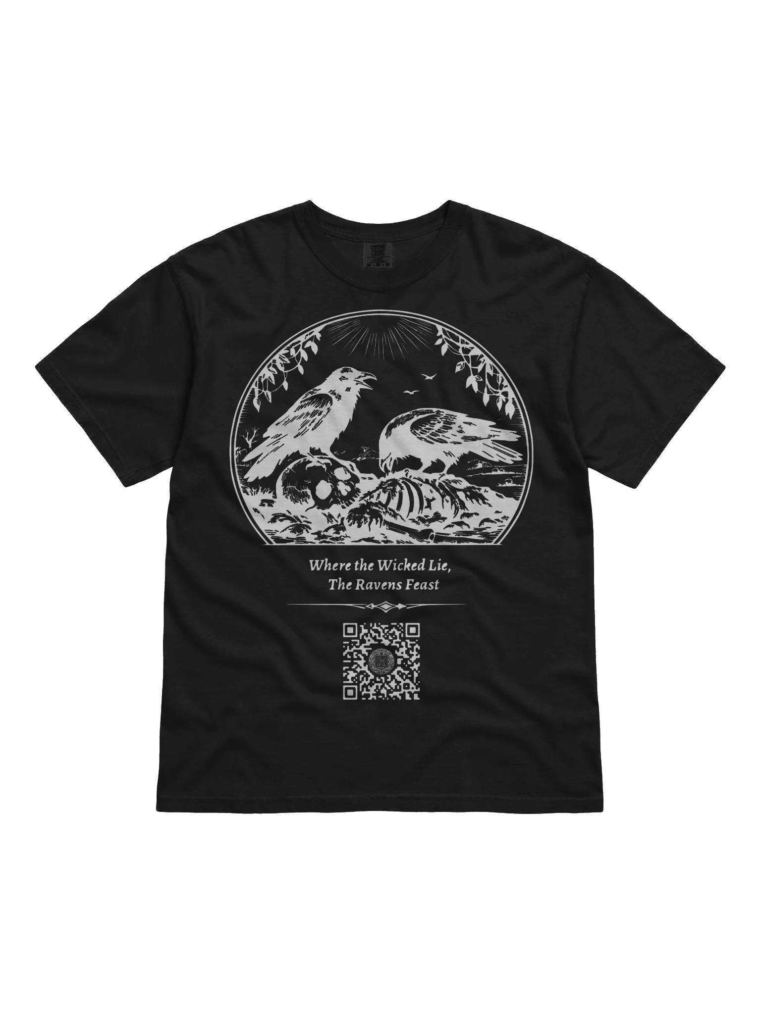 Food for Devils (White on Black/Color) product image (1)