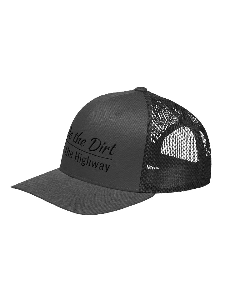 Backroadcrew Ride the Dirt not The Highway Hat (black embroidery) product image (10)